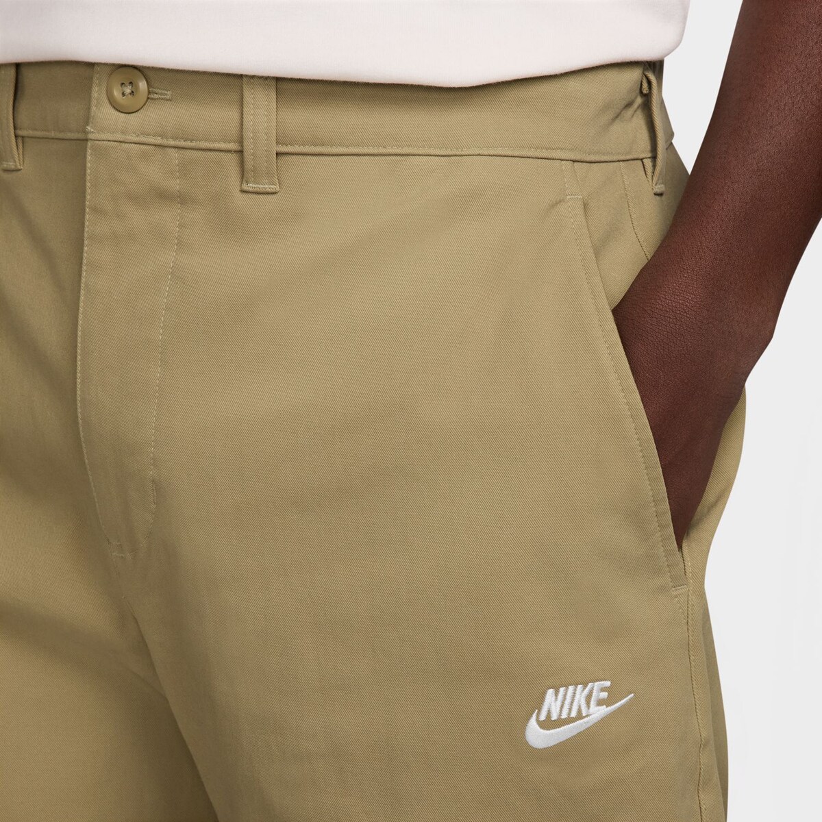 Calças de Homem Club Chino Stretch Pant Bege-3