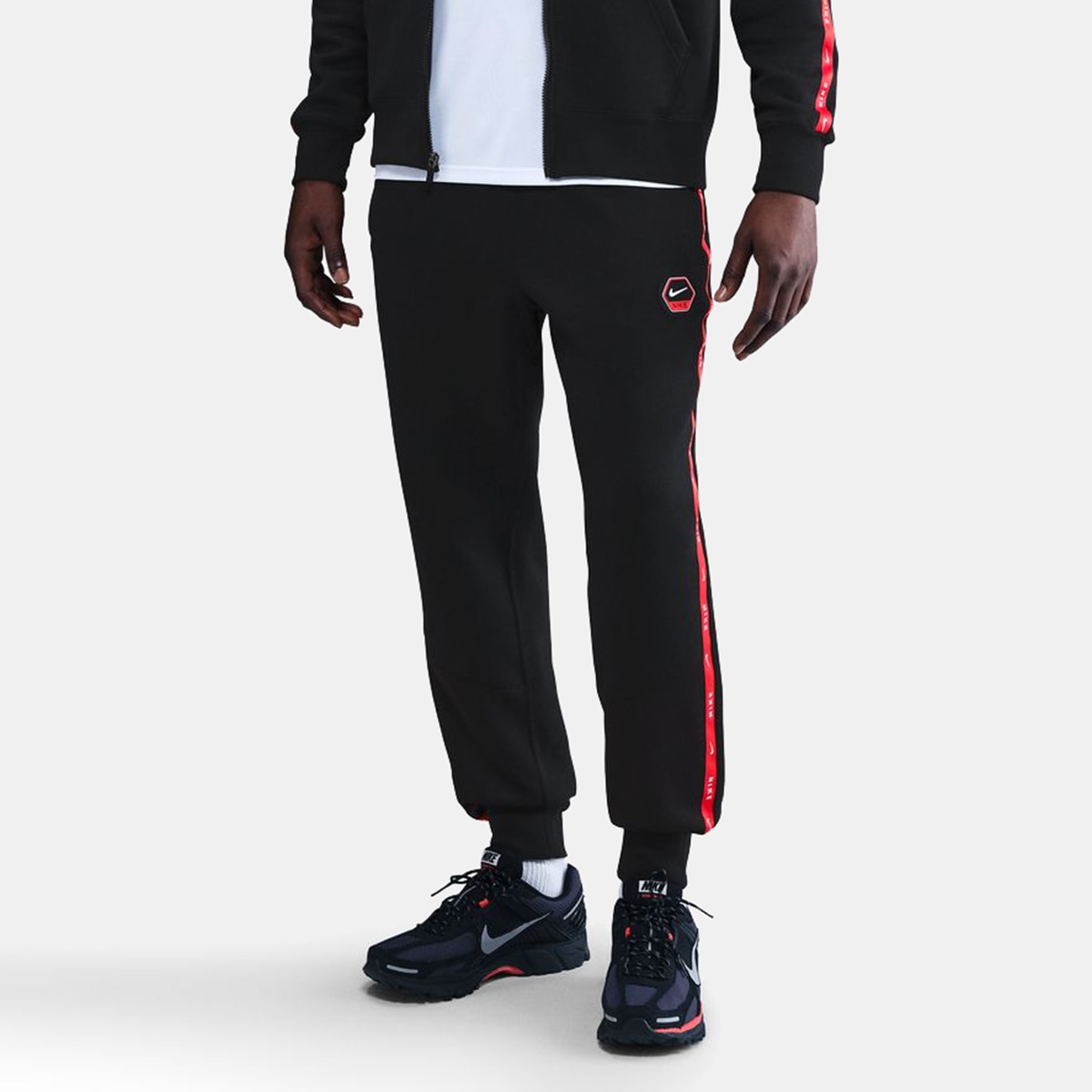 Calças de Homem Sportswear Cs Jogger Flc Bb Preto-1