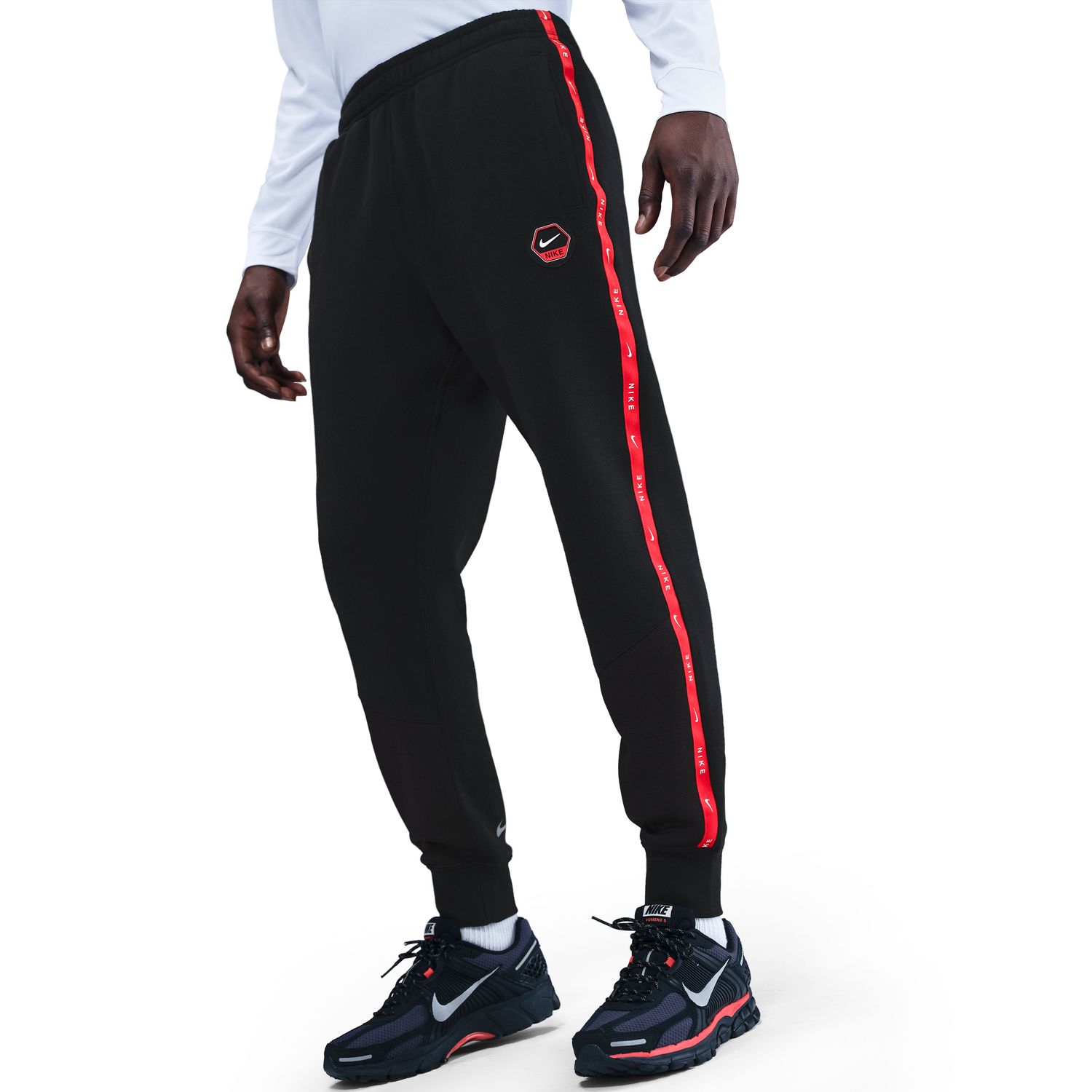 Calças de Homem Sportswear Cs Jogger Flc Bb Preto-3