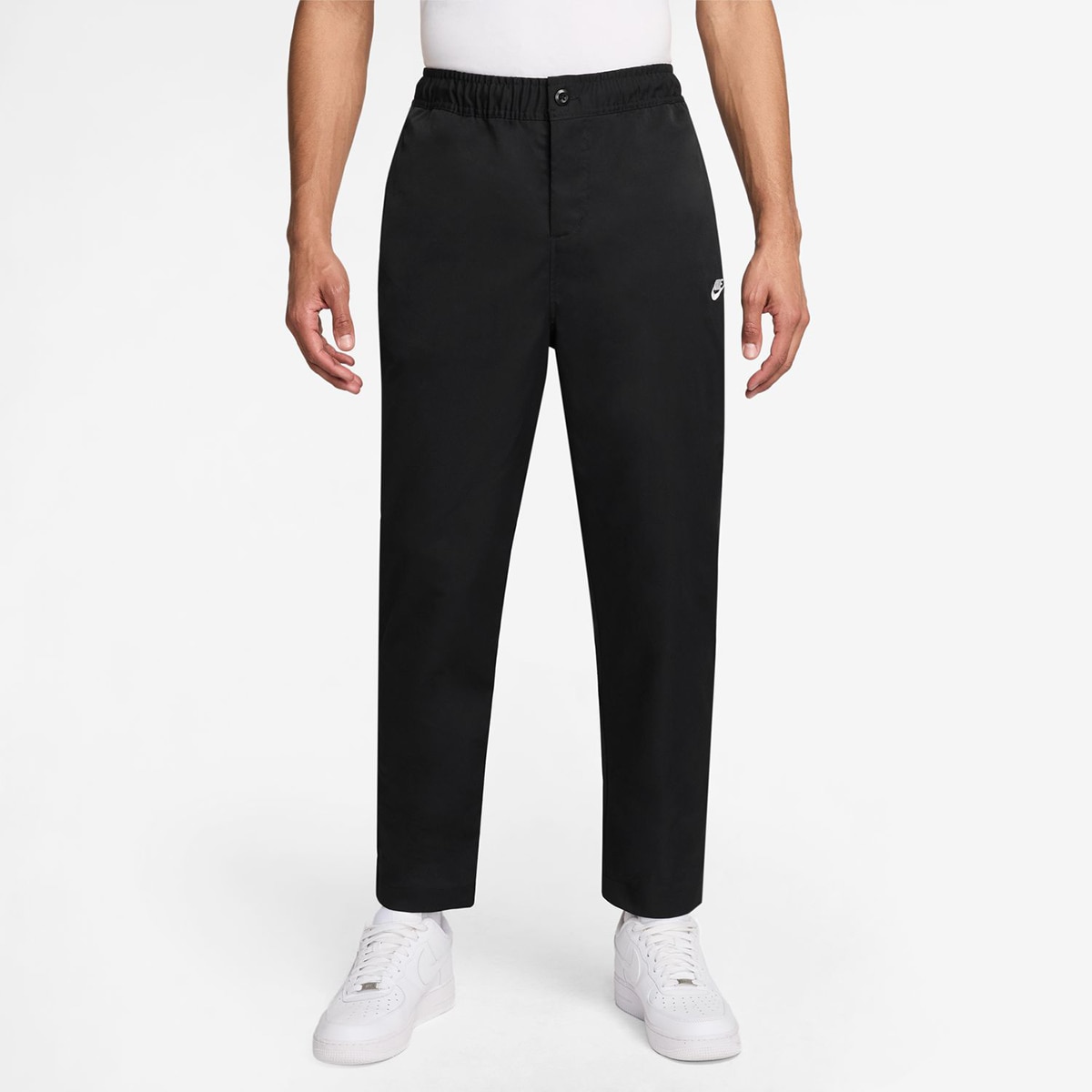 Calças Casual de Homem Club Men's Woven Tapered Pants Preto-1