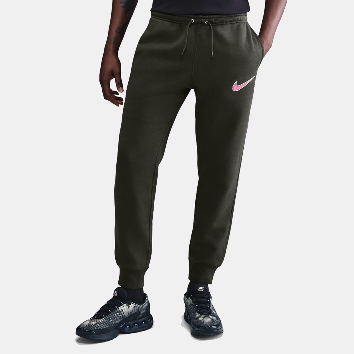 Calças de Homem Club Bb Gx Jogger Oc1 Verde-1