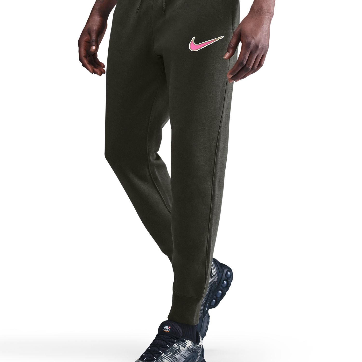 Calças de Homem Club Bb Gx Jogger Oc1 Verde-3