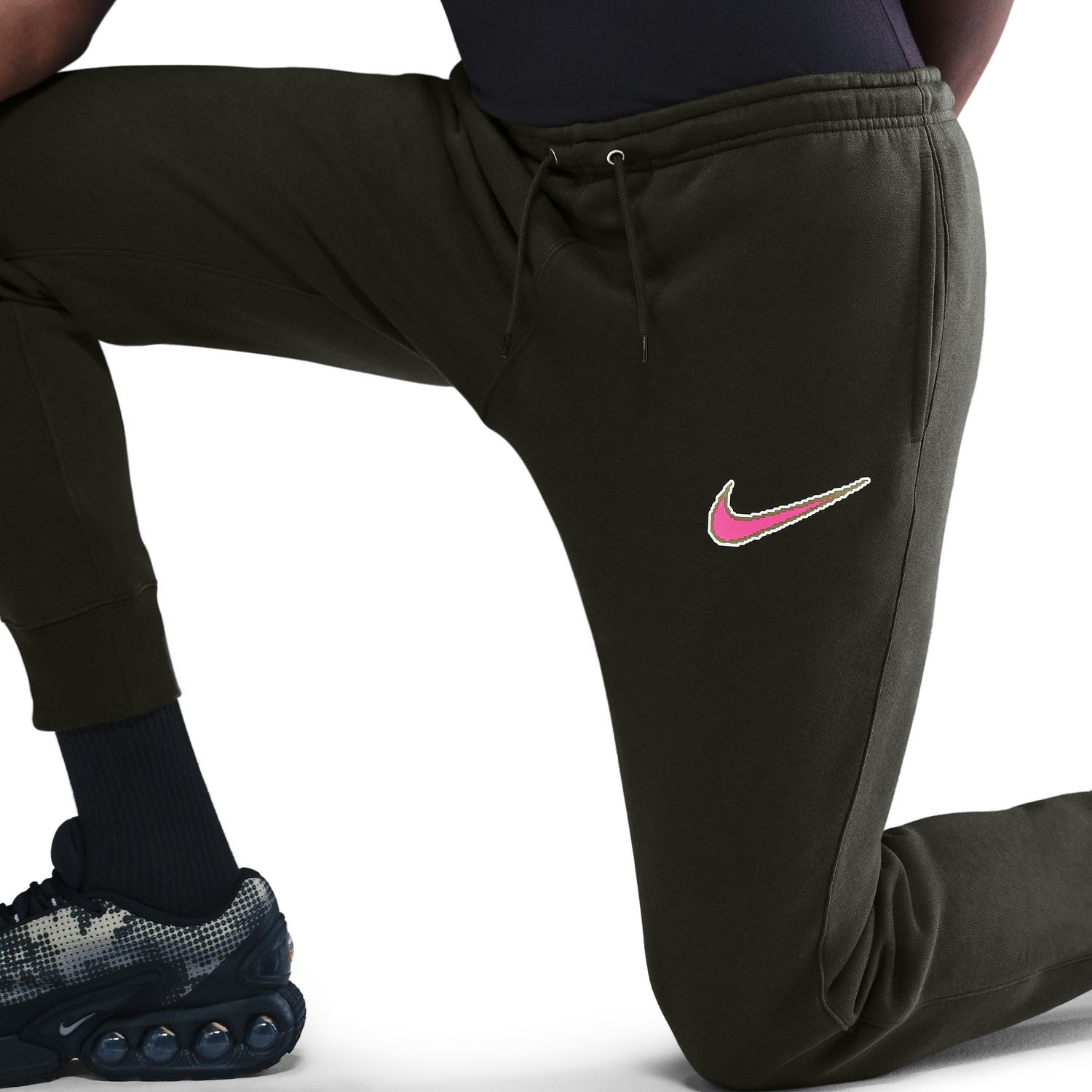 Calças de Homem Club Bb Gx Jogger Oc1 Verde-4