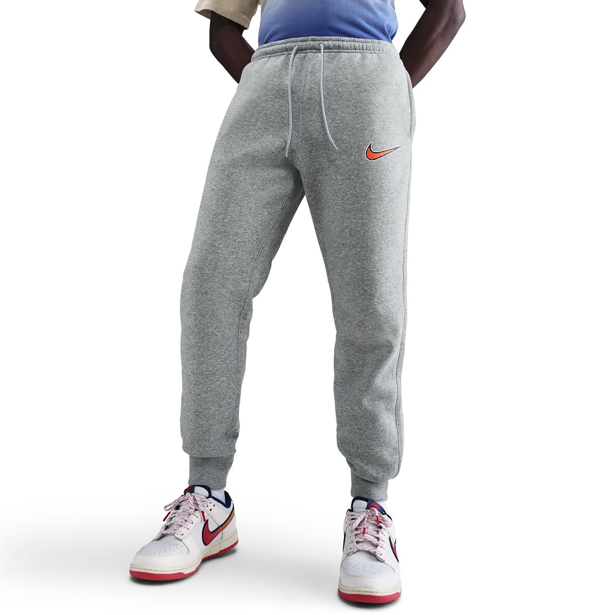 Calças de Homem Club Bb Gx Jogger Oc1 Cinzento-3
