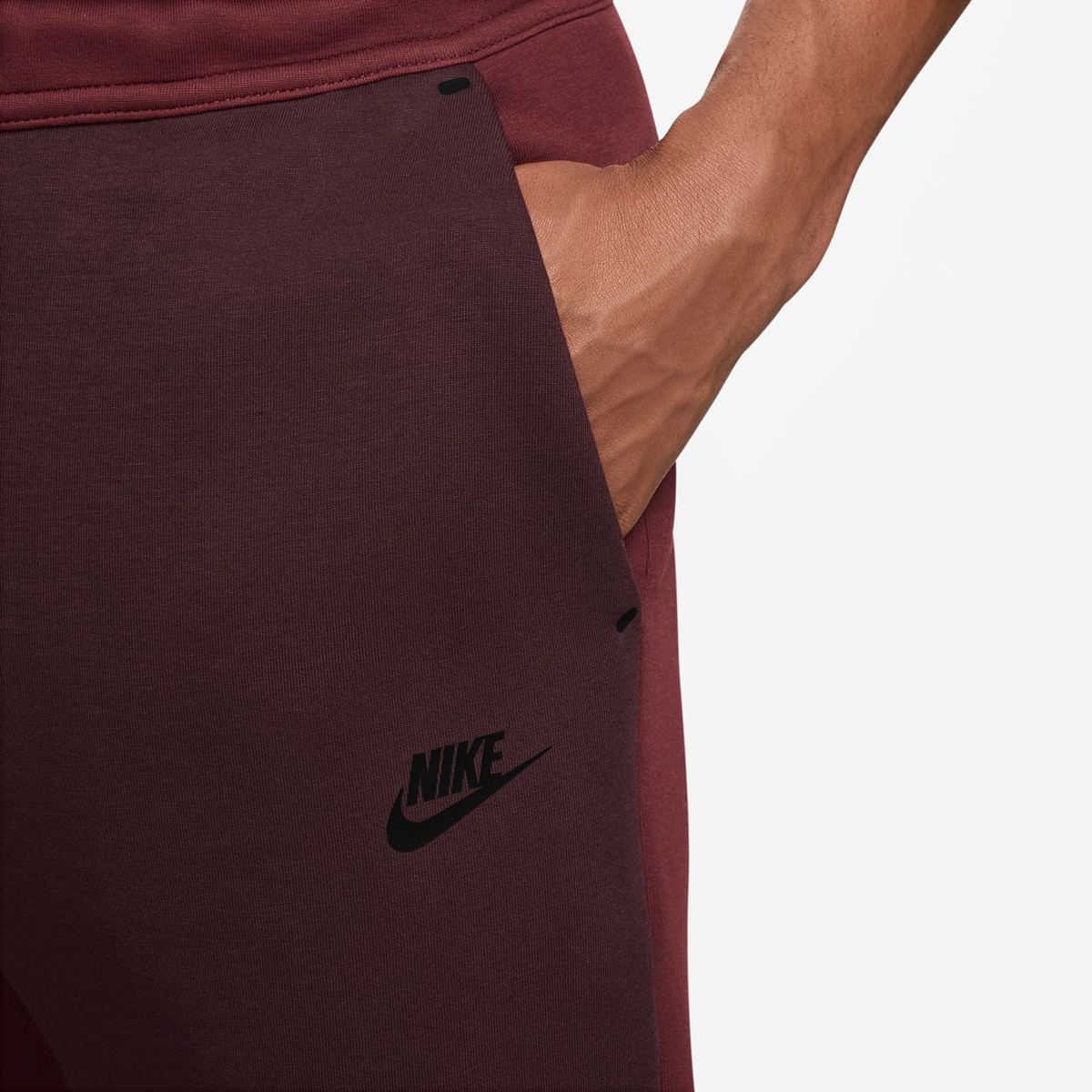 Calças de homem Tech Nike Bordeaux-3