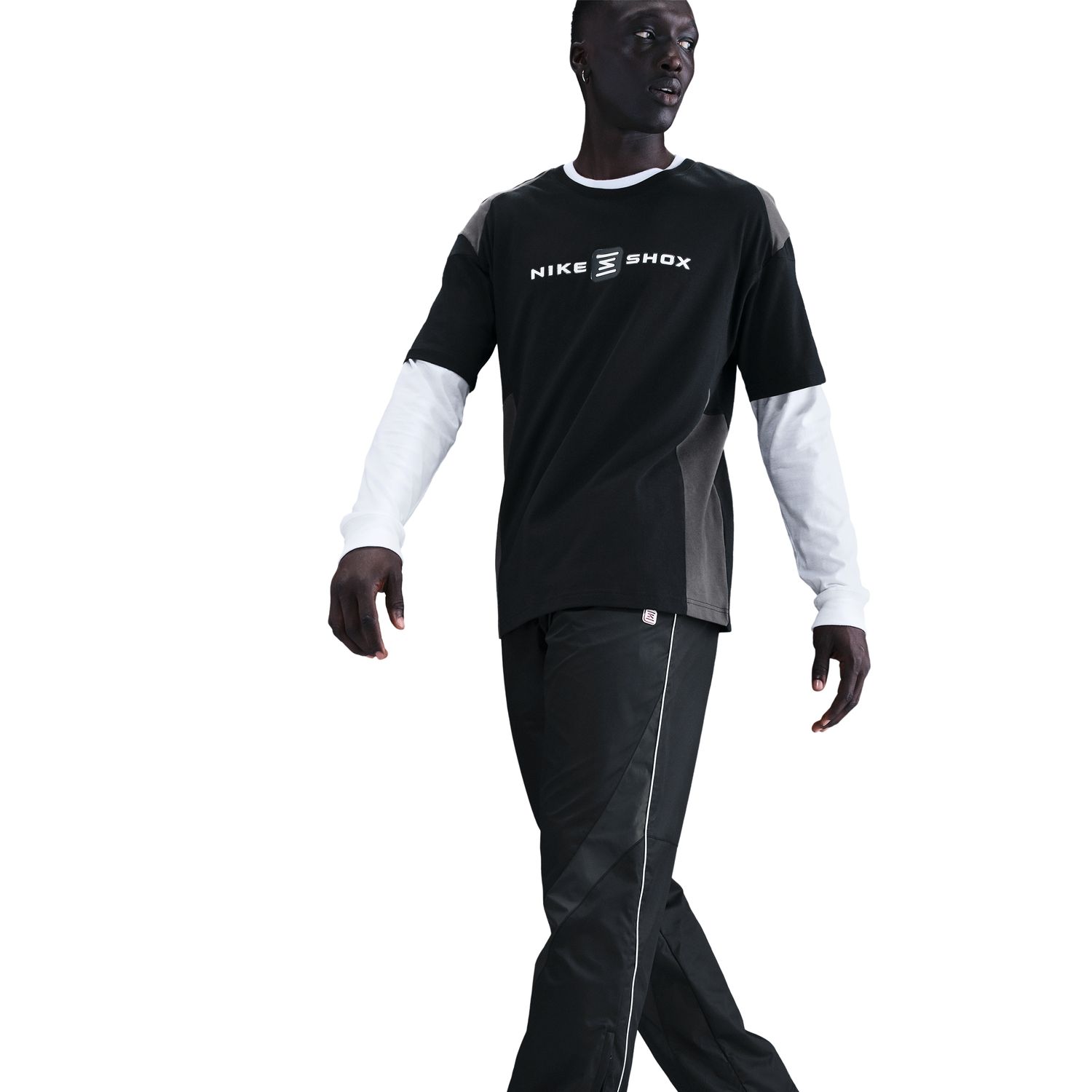 Calças de Homem Sportswear Shox Preto-5