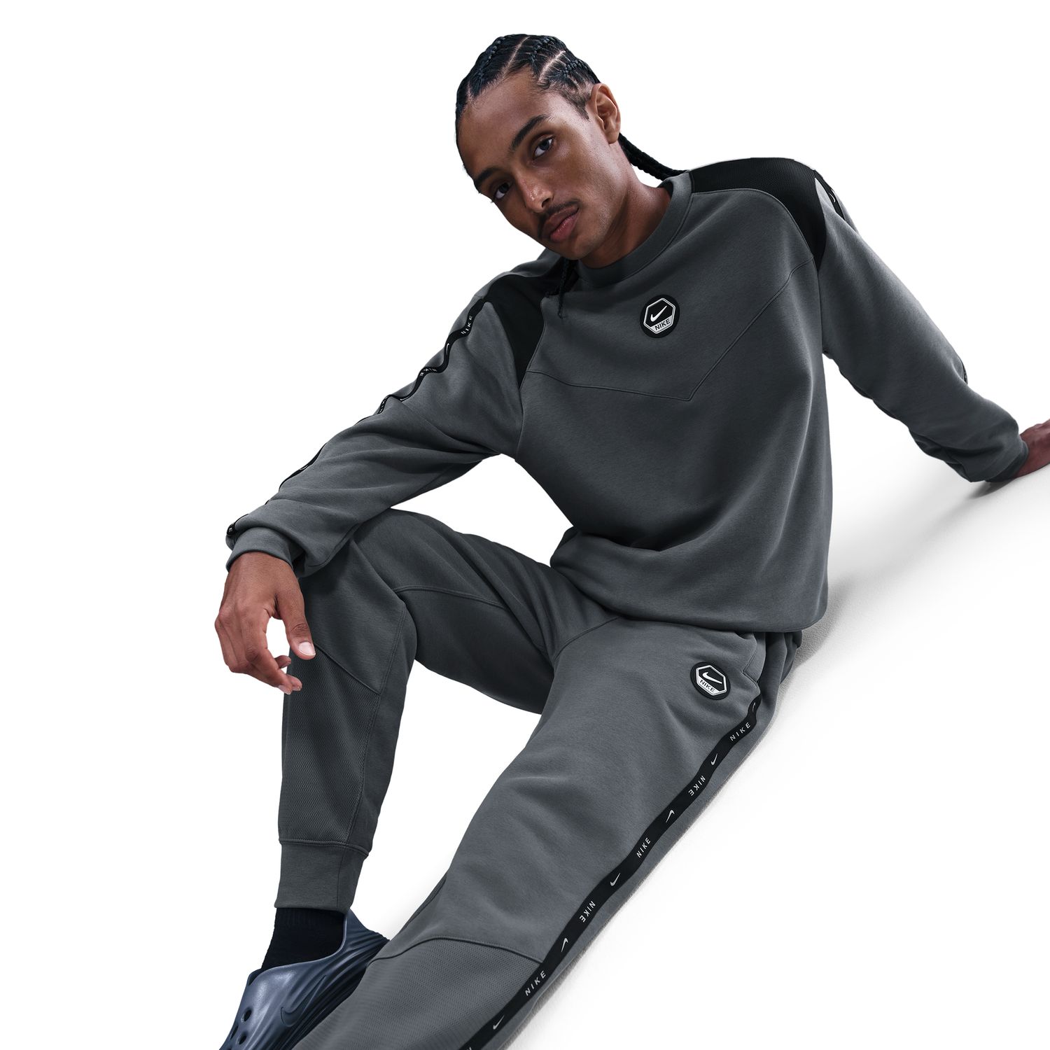 Calças de homem Sportswear Club Nike Cinzento-5