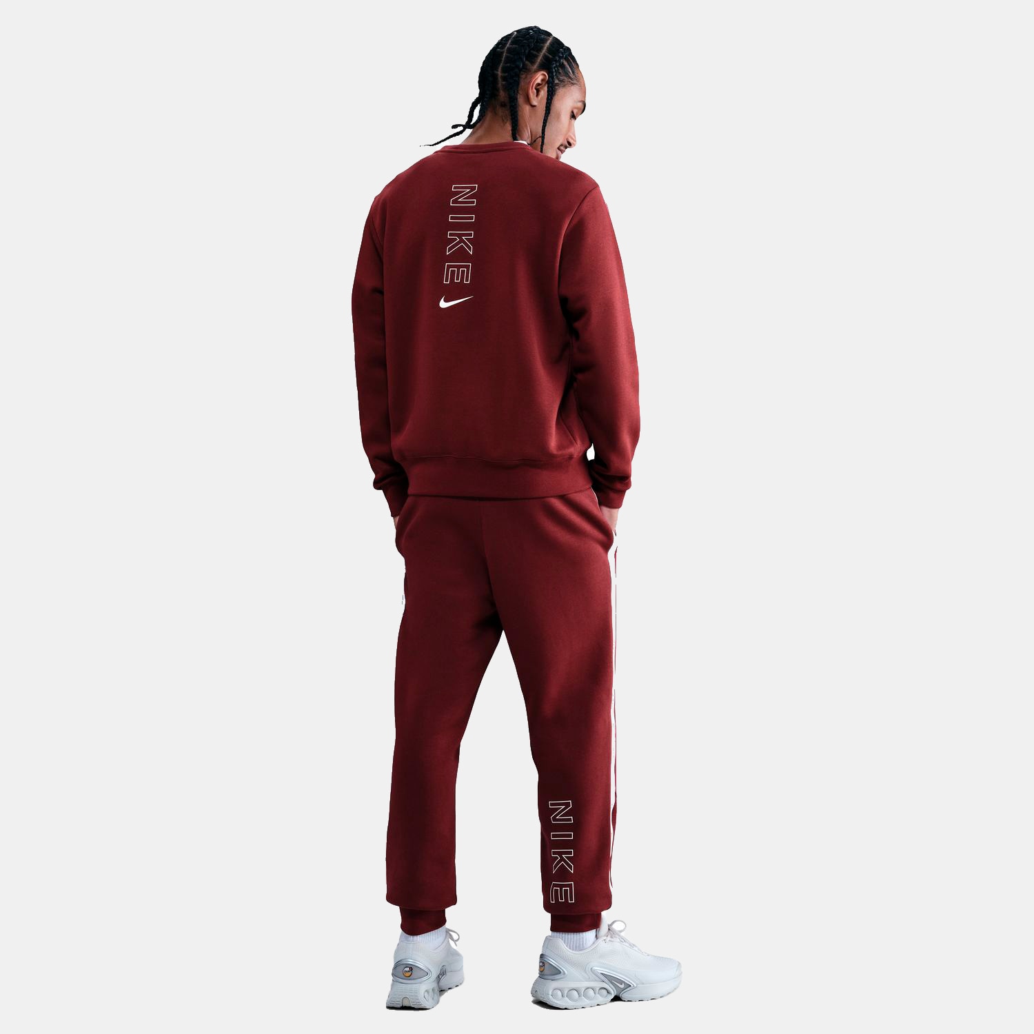 Calças de homem Sportswear Club Nike Bordeaux-2