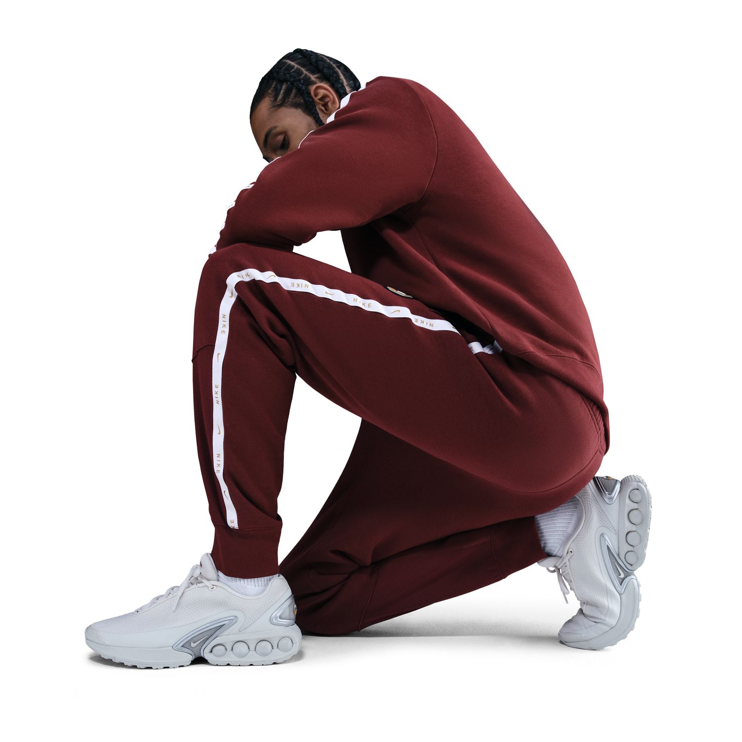 Calças de homem Sportswear Club Nike Bordeaux-5
