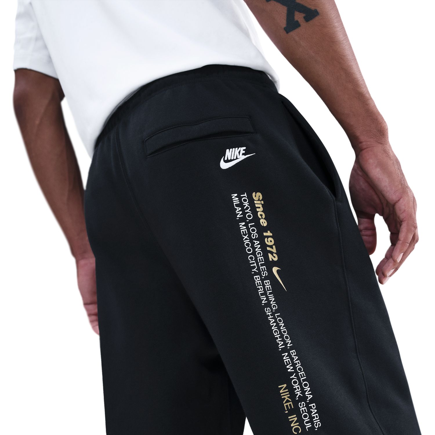 Calças de homem Sportswear Club Nike Preto-4