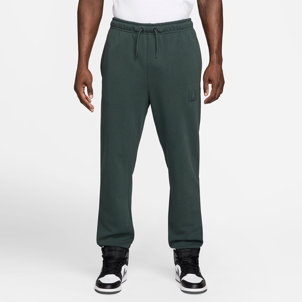 Calças de Homem Flight Fleece Jordan Verde-1