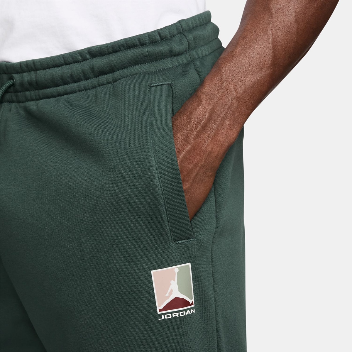 Calças de Homem Brooklyn Fleece Verde-3
