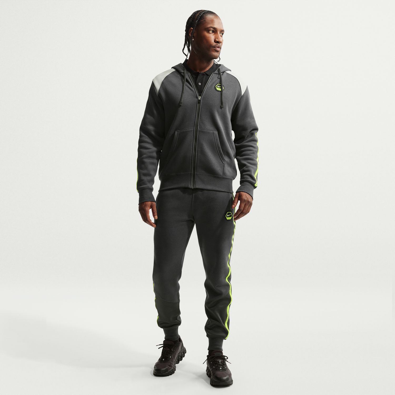 Calças de homem Sportswear Club Nike Cinzento-1