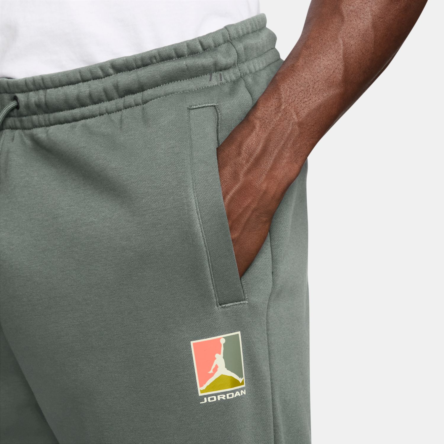 Calças de Homem Brooklyn Fleece Verde-3