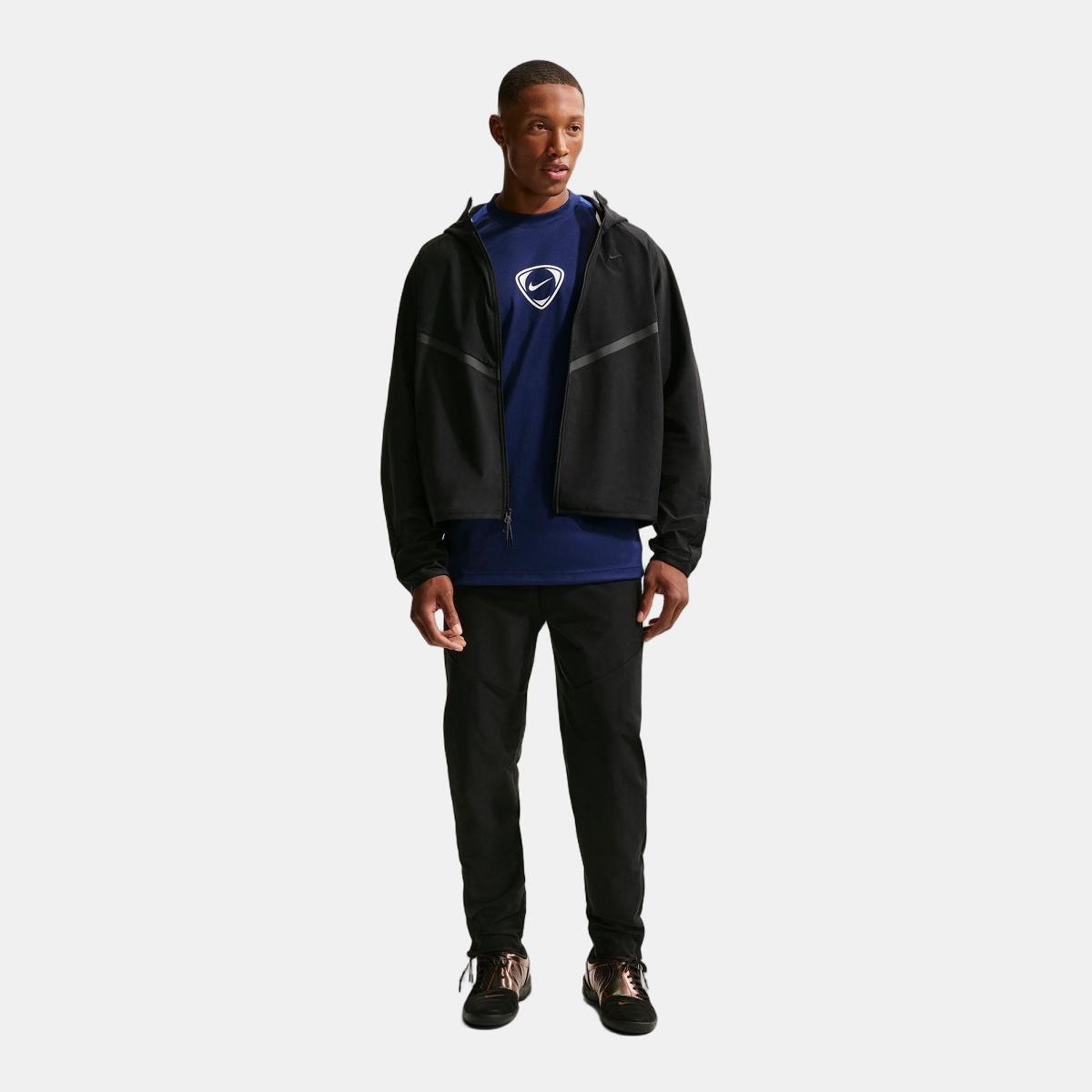 Calças Casual de Homem M NK Tech Shori Knit Drill PNT Preto-1