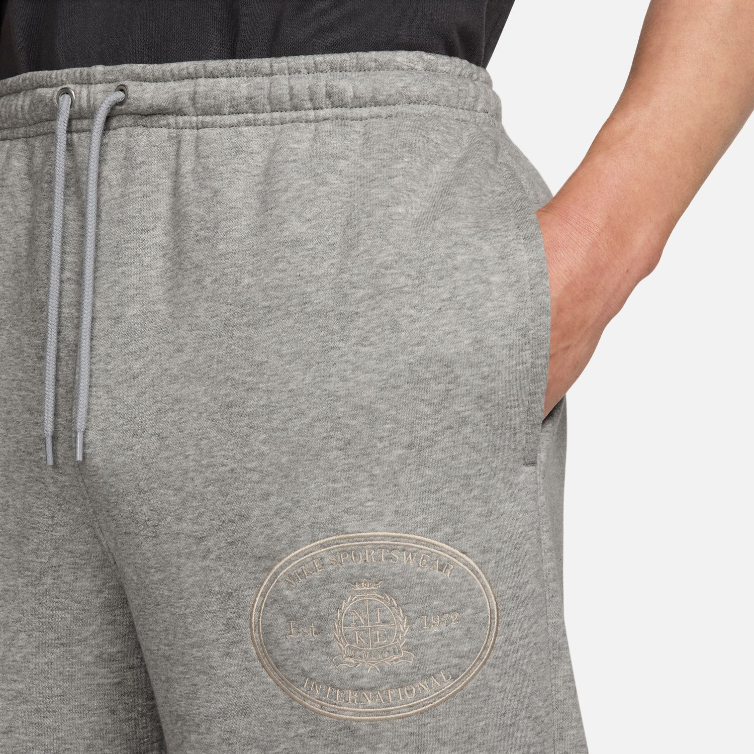 Calças de Homem M Nk Club Bb Oh Pant Ncc Cinzento-3