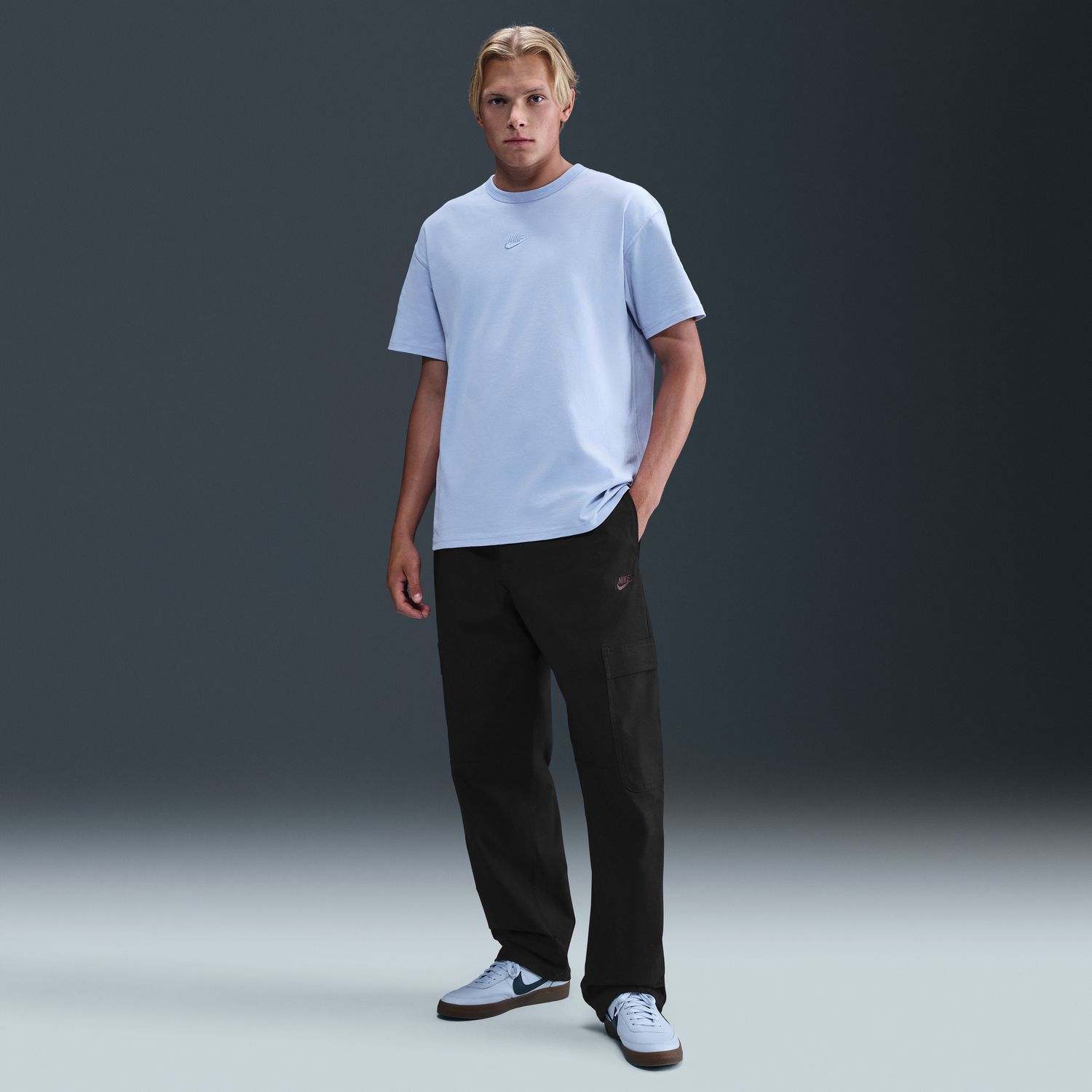 Pantalón de hombre M Nk Club Wvn Cargo Pant Clctn Nike - Negro Negro-4