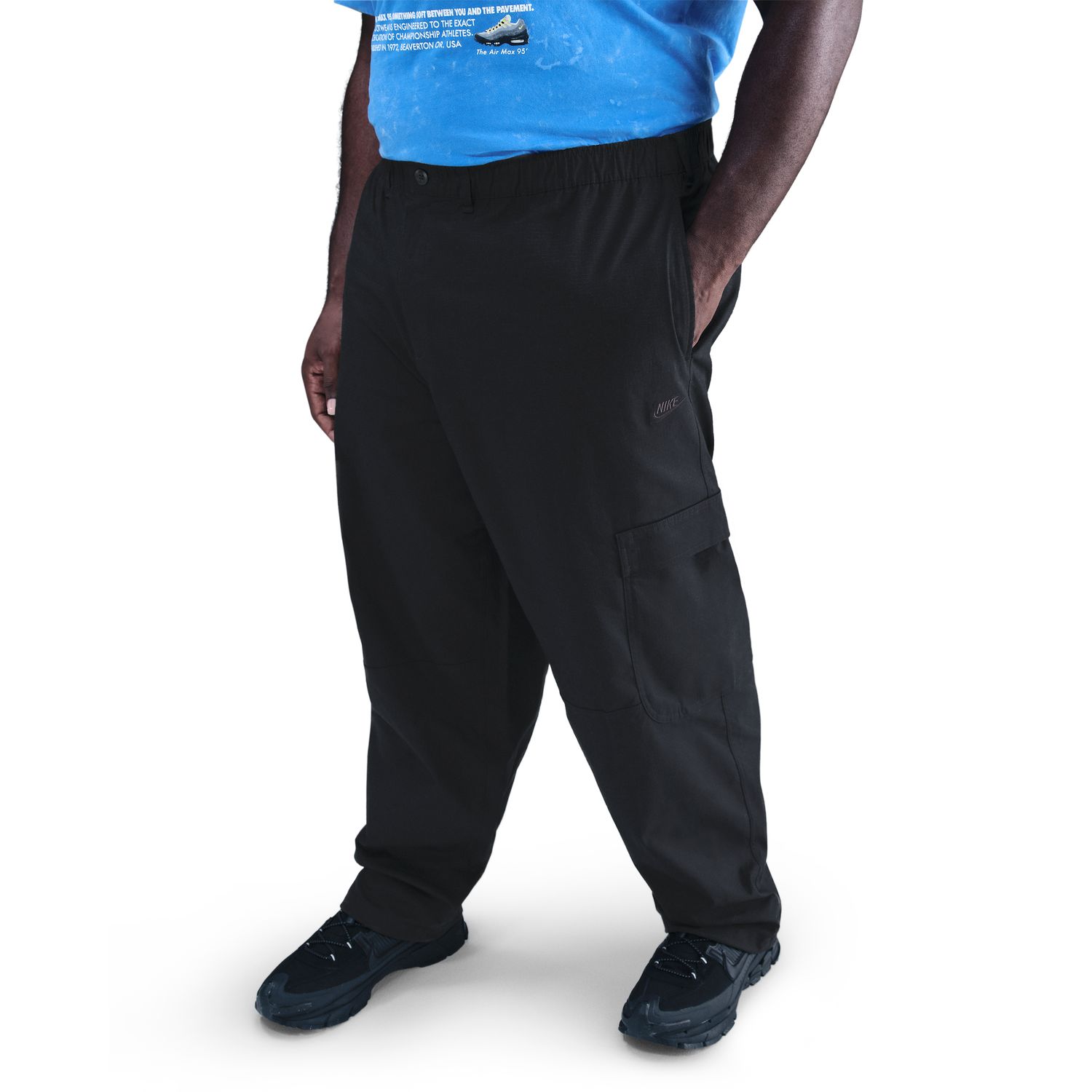 Pantalón de hombre M Nk Club Wvn Cargo Pant Clctn Nike - Negro Negro-5