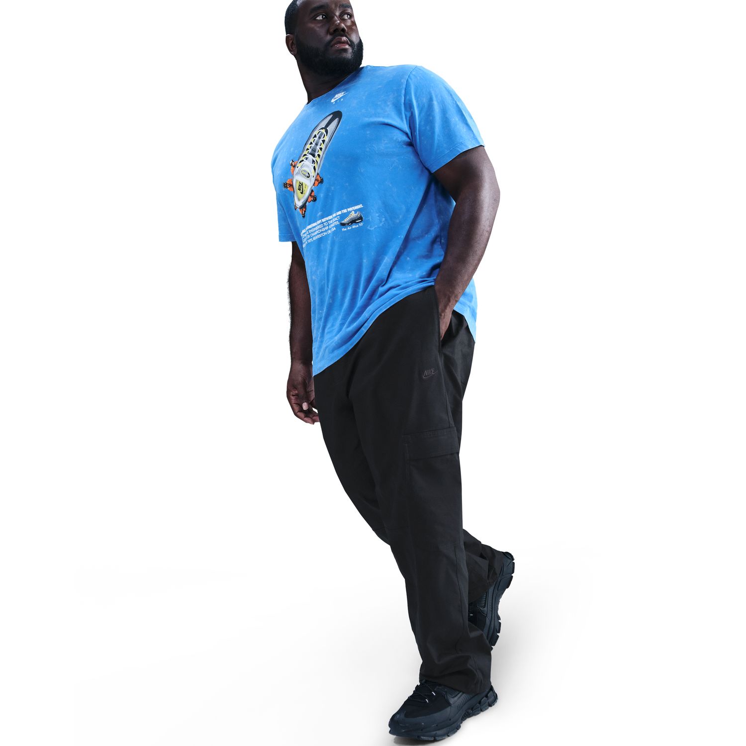 Pantalón de hombre M Nk Club Wvn Cargo Pant Clctn Nike - Negro Negro-7