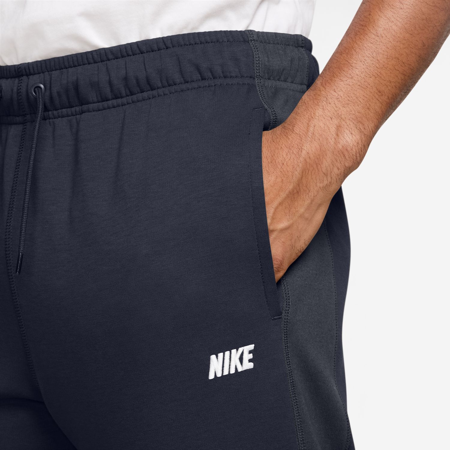 Calças de Homem M Nk Club Varsity Jogger Azul-3