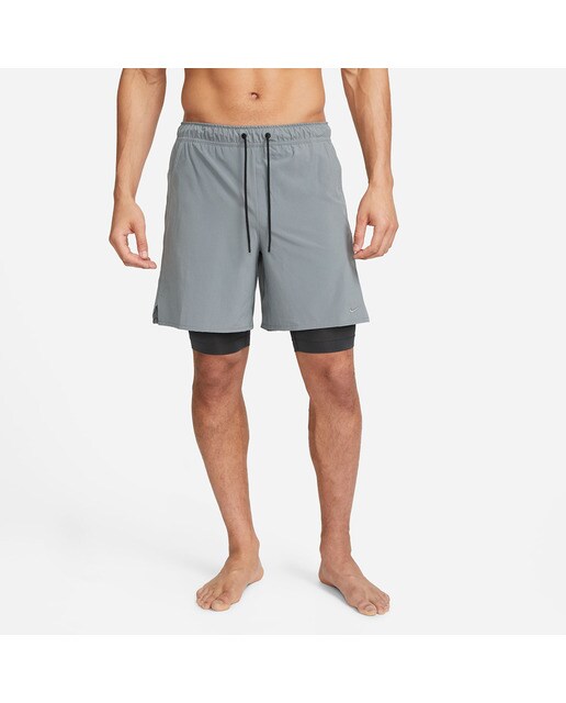Calções 2in1 Dri-FIT Unlimited Cinzento-2