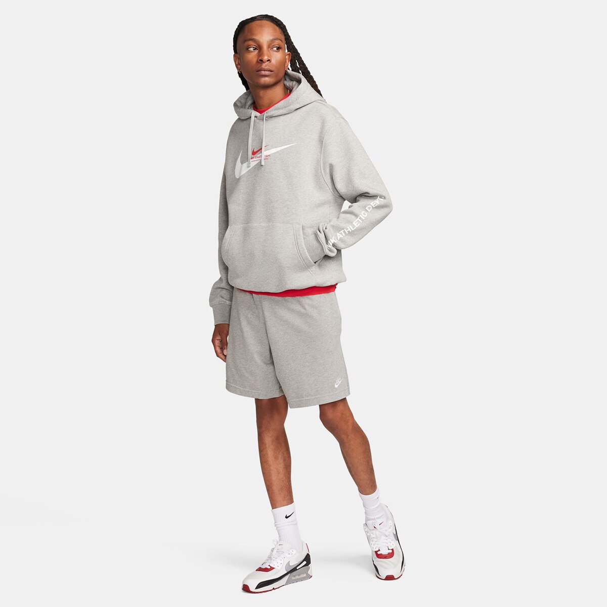 Calções de Homem M Nk Club Knit Short Cinzento-4