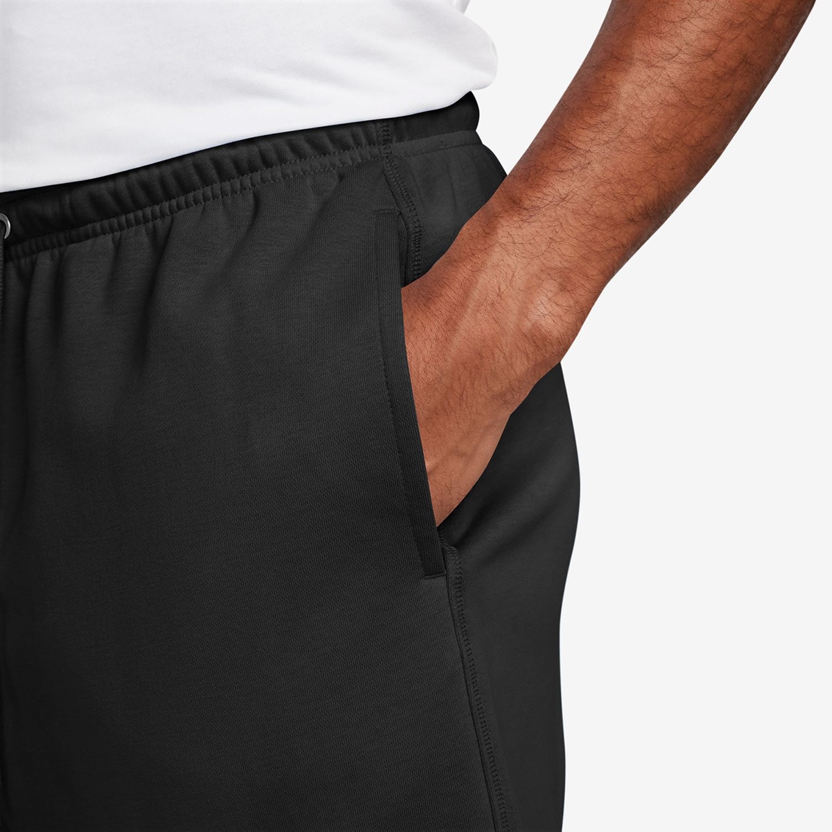 Calções Casual Club Men's French Terry Flow Shorts de Homem Preto-3