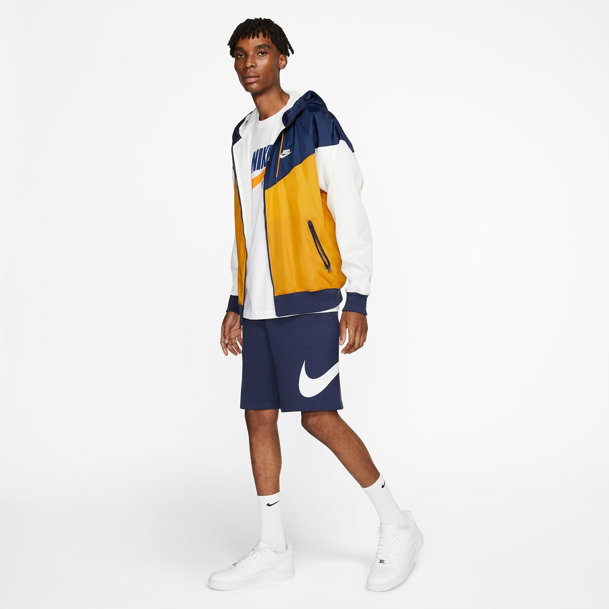 Calções de Homem Sportswear Club Azul-5