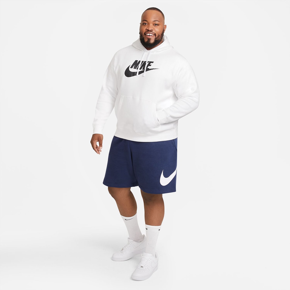 Calções de Homem Sportswear Club Azul-6