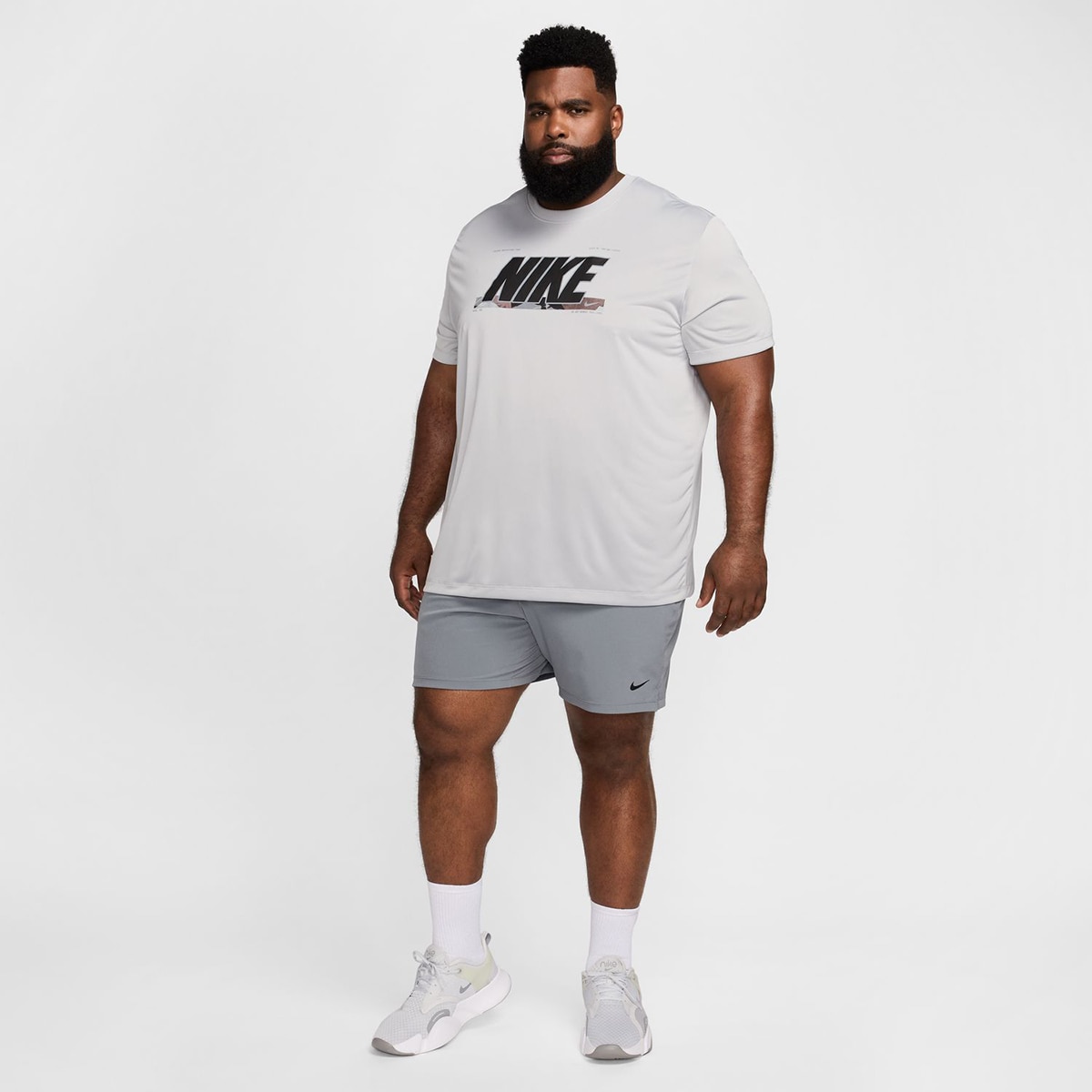 Calções de Homem Flex Rep 4.0 Cinzento-7