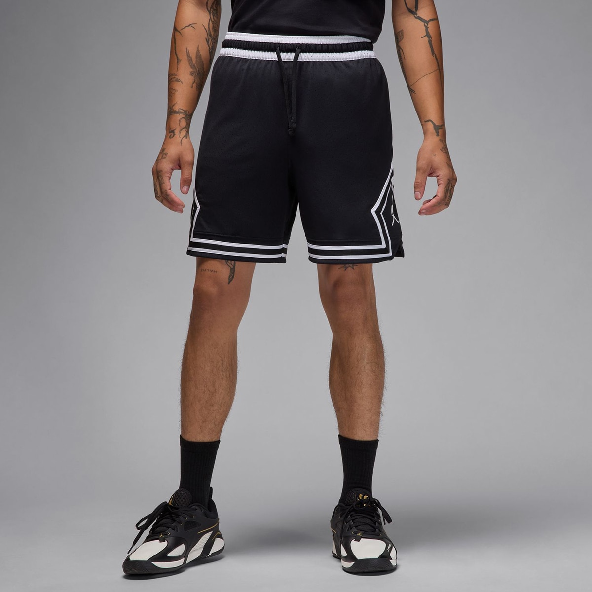 Calções de Homem Diamond Dri-FIT Preto-1
