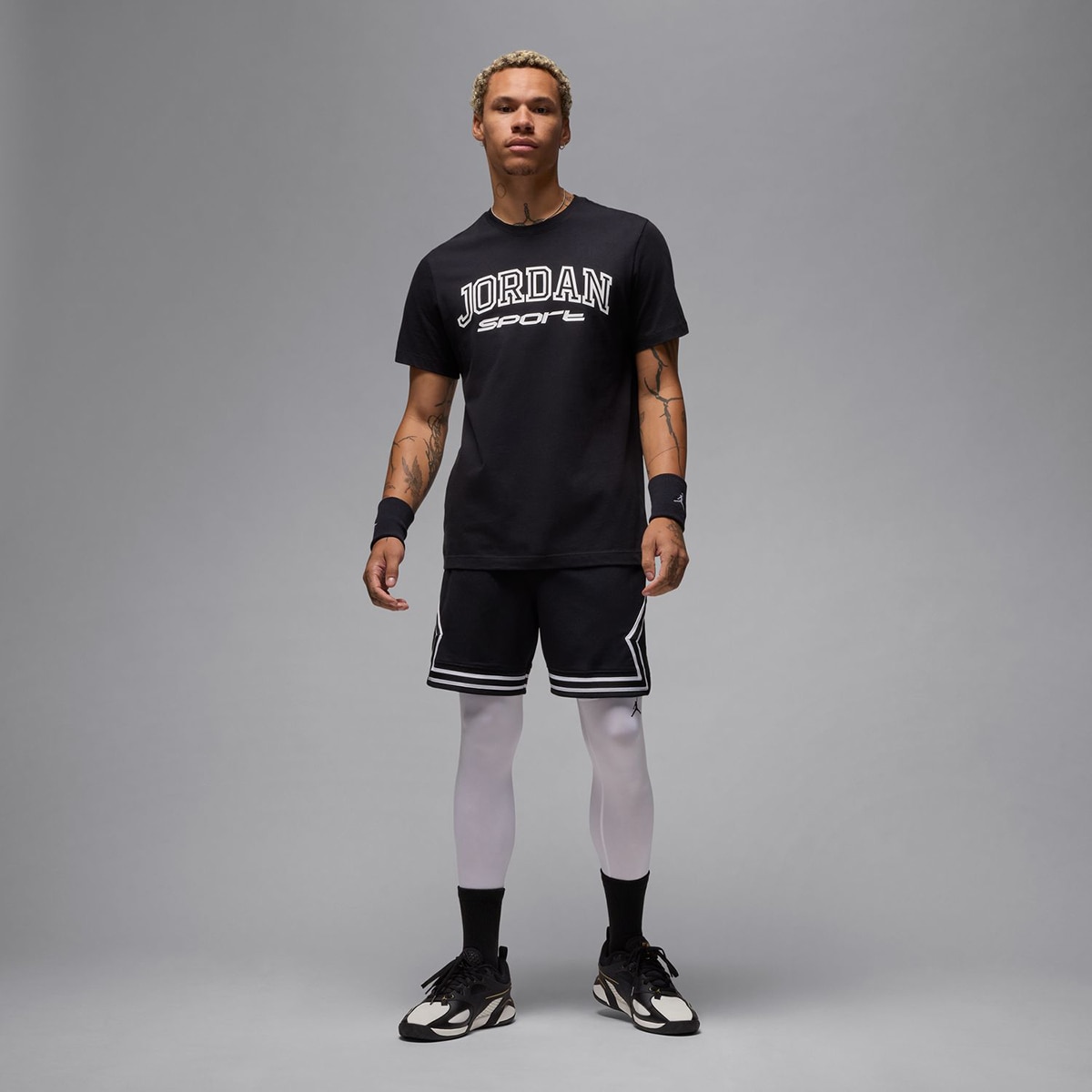 Calções de Homem Diamond Dri-FIT Preto-5