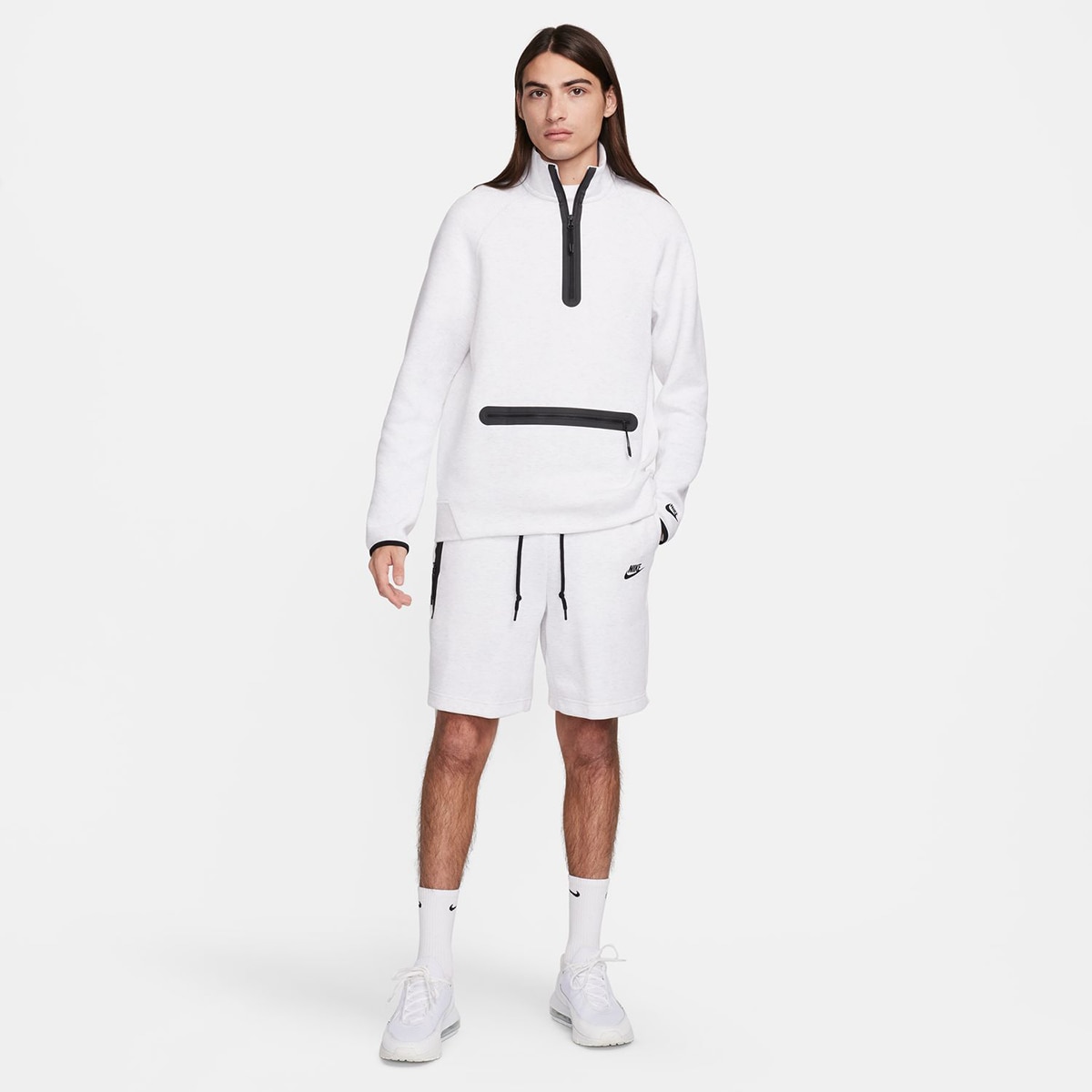Calções de Homem Sportswear Tech Fleece Cinzento-6
