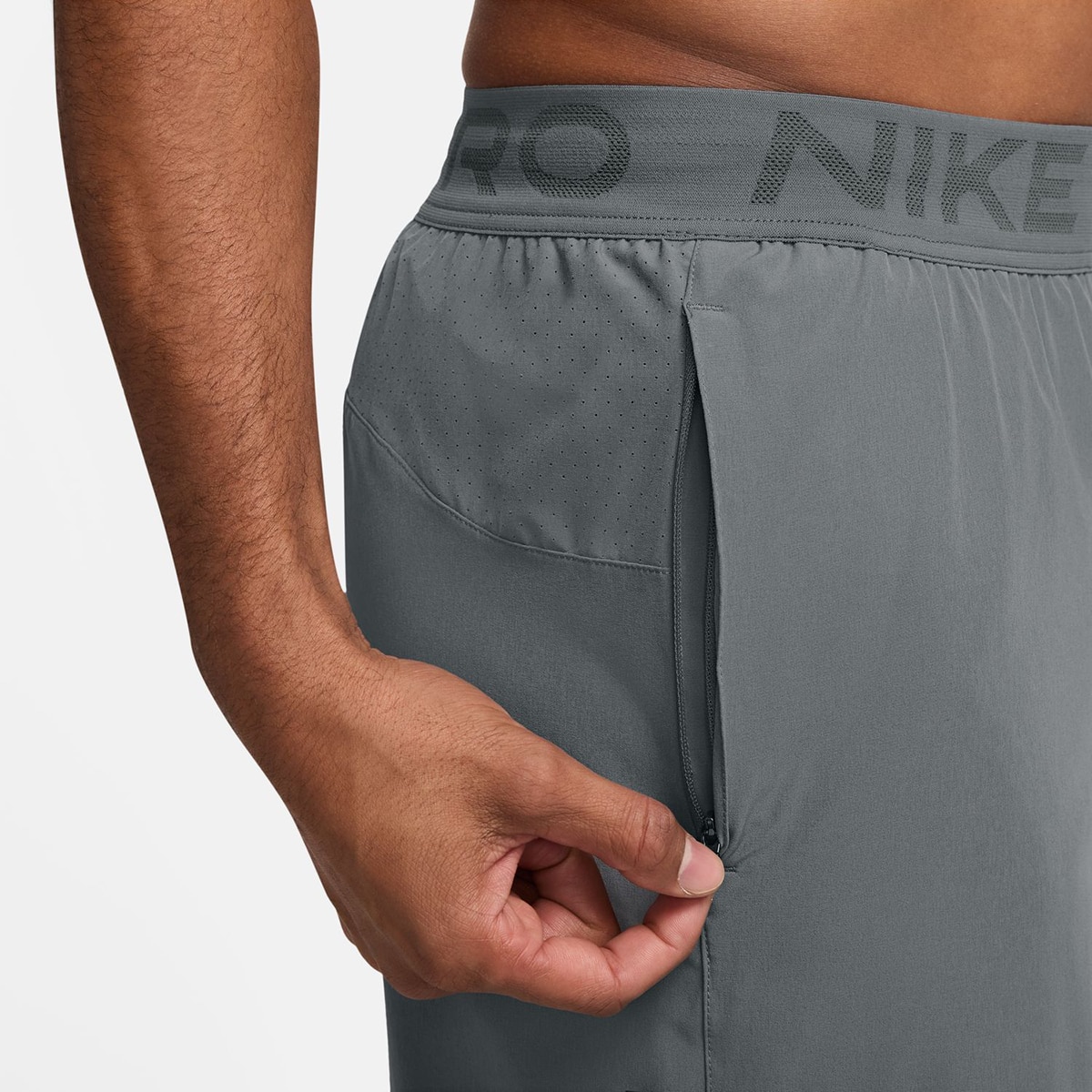 Calções de Homem DF Primary NanoKnit. 7'' Short Cinzento-4
