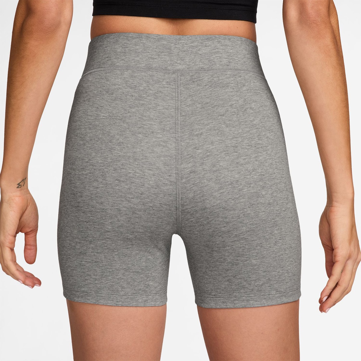 Leggings Tipo Calções de Mulher Sportswear Classic Cinzento-2
