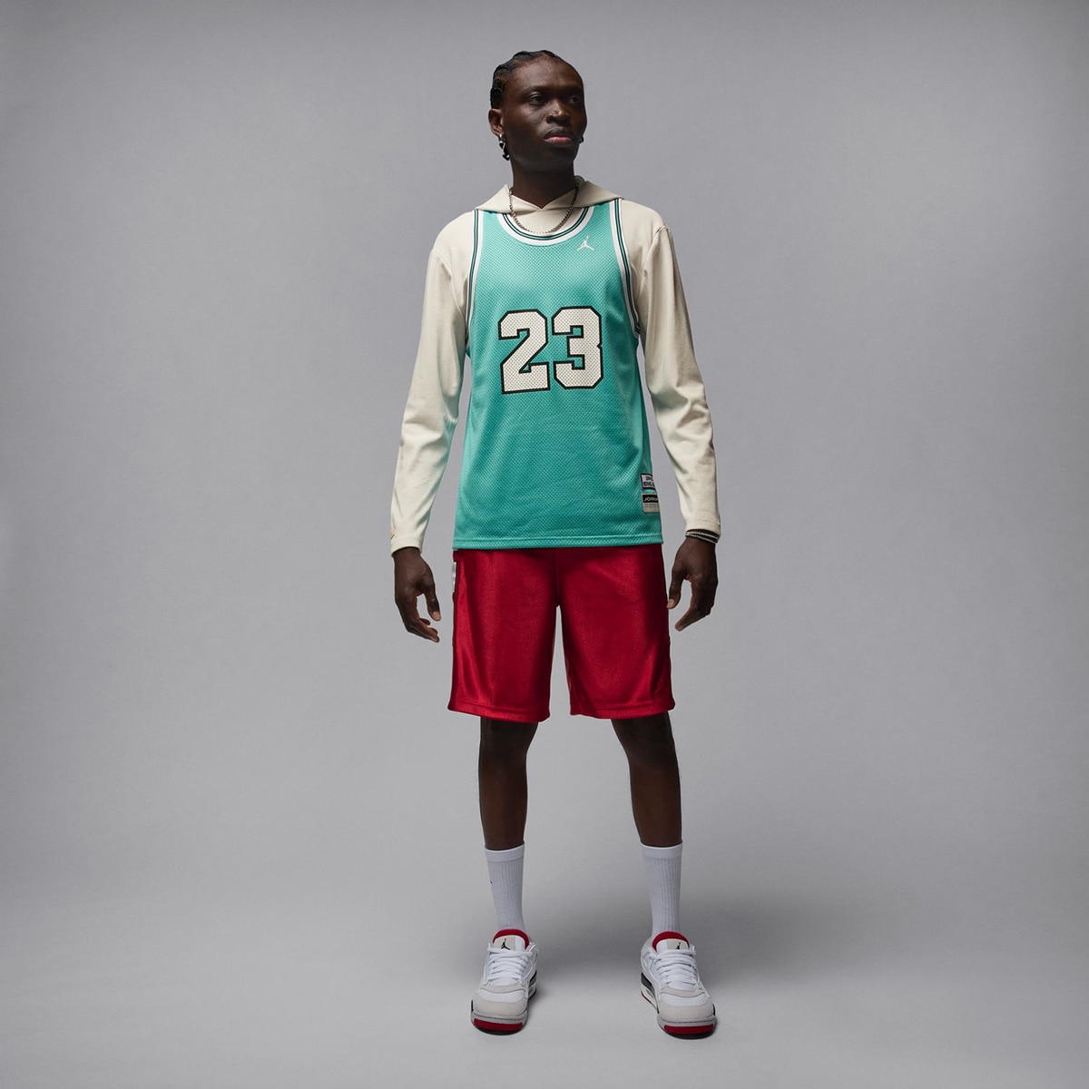 Calções de Homem Essentials Vermelho-6