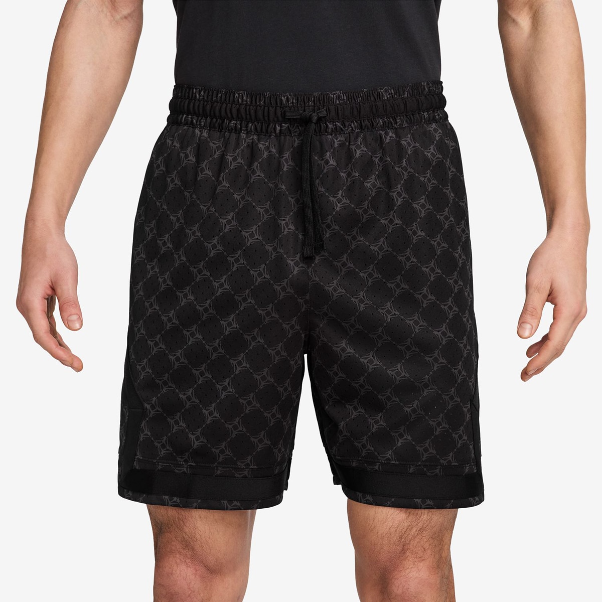 Calções Desportivos de Homem Preto-1