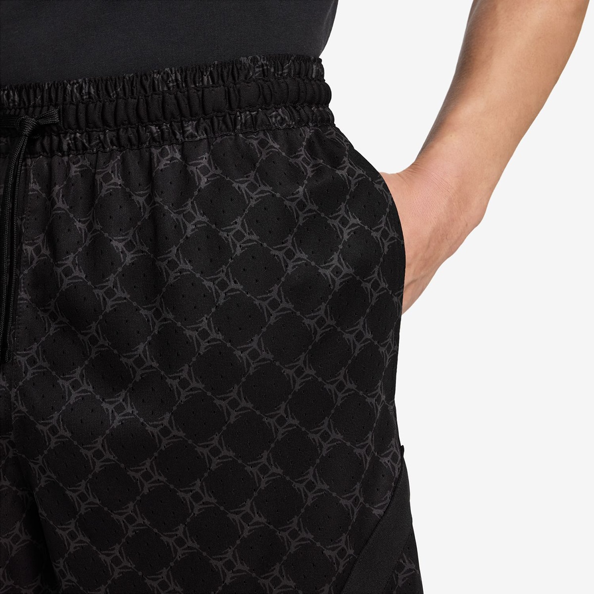 Calções Desportivos de Homem Preto-4
