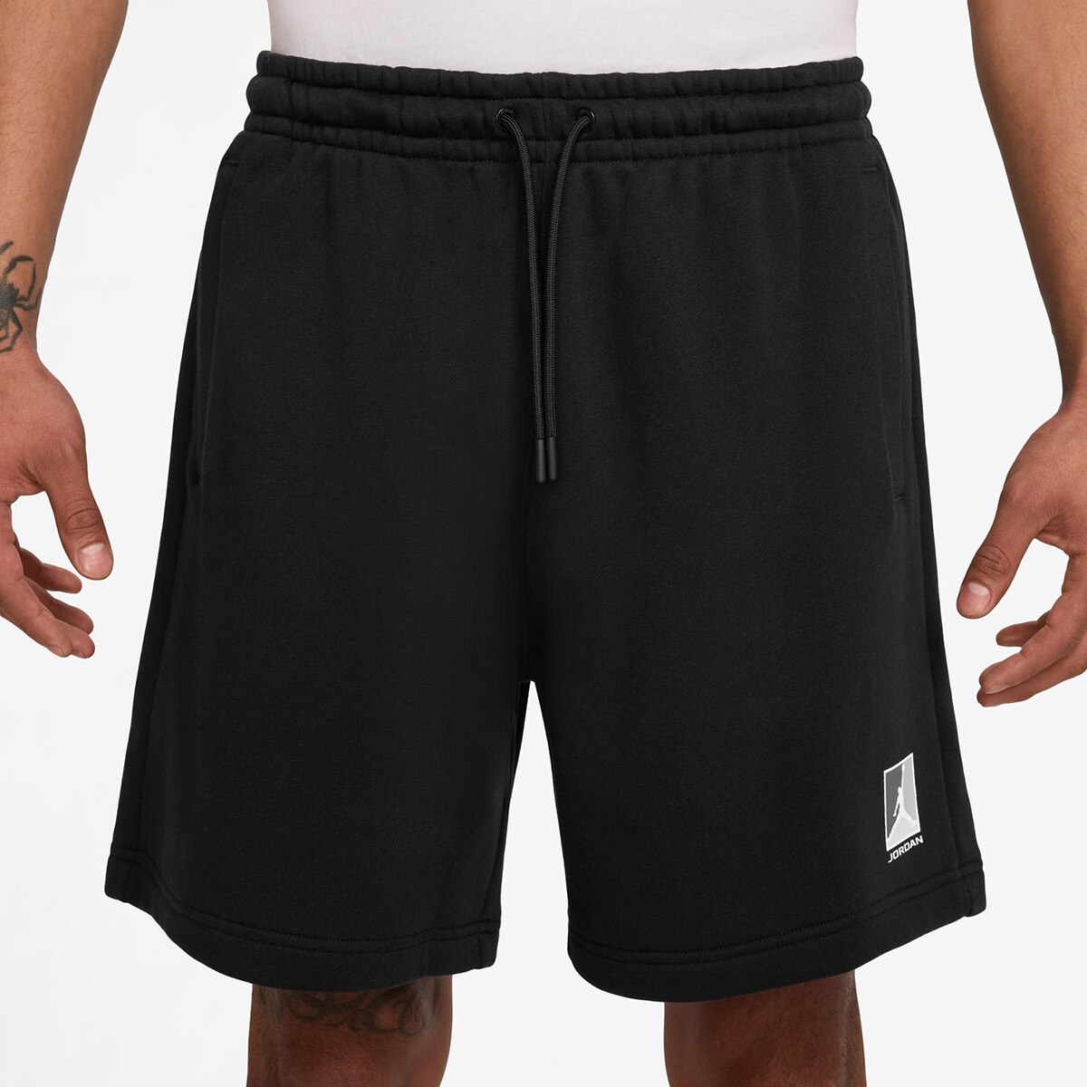 Calções de Homem Brooklyn Fleece Preto-1