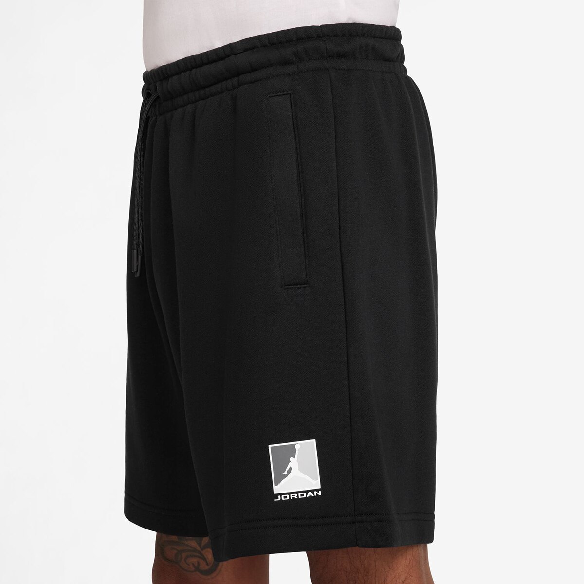 Calções de Homem Brooklyn Fleece Preto-3