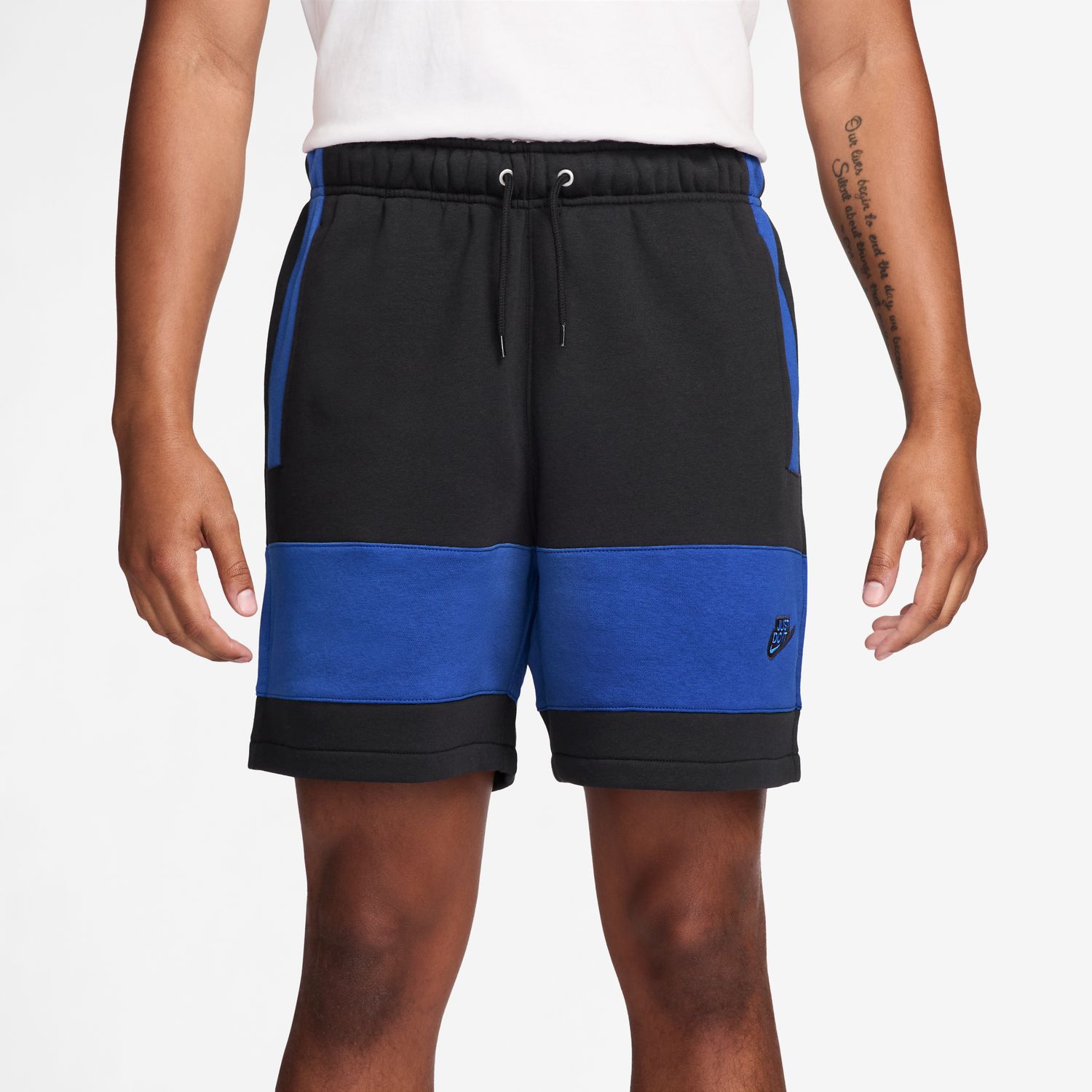 Calções de Homem Sportswear Club Preto / Azul-1
