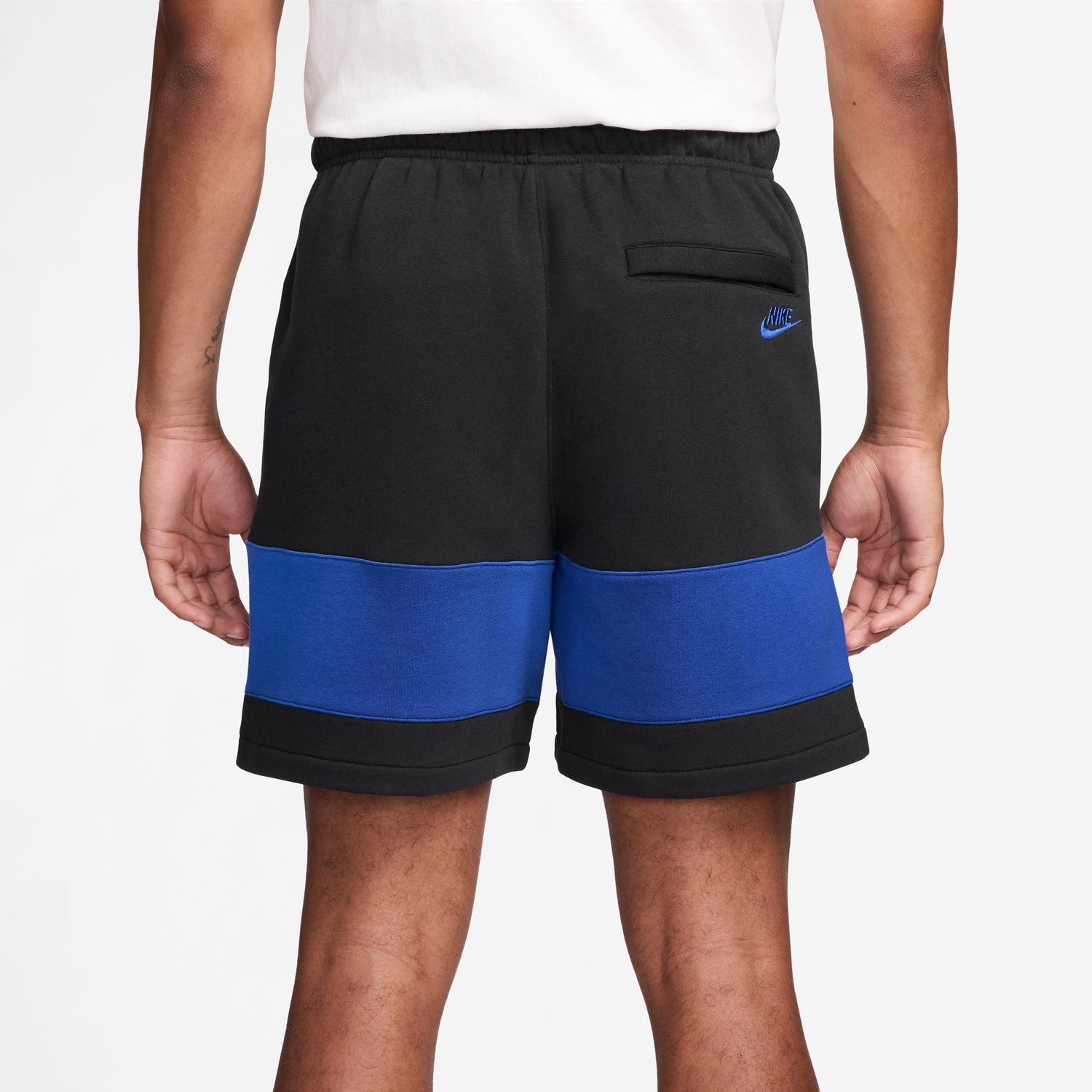 Calções de Homem Sportswear Club Preto / Azul-2