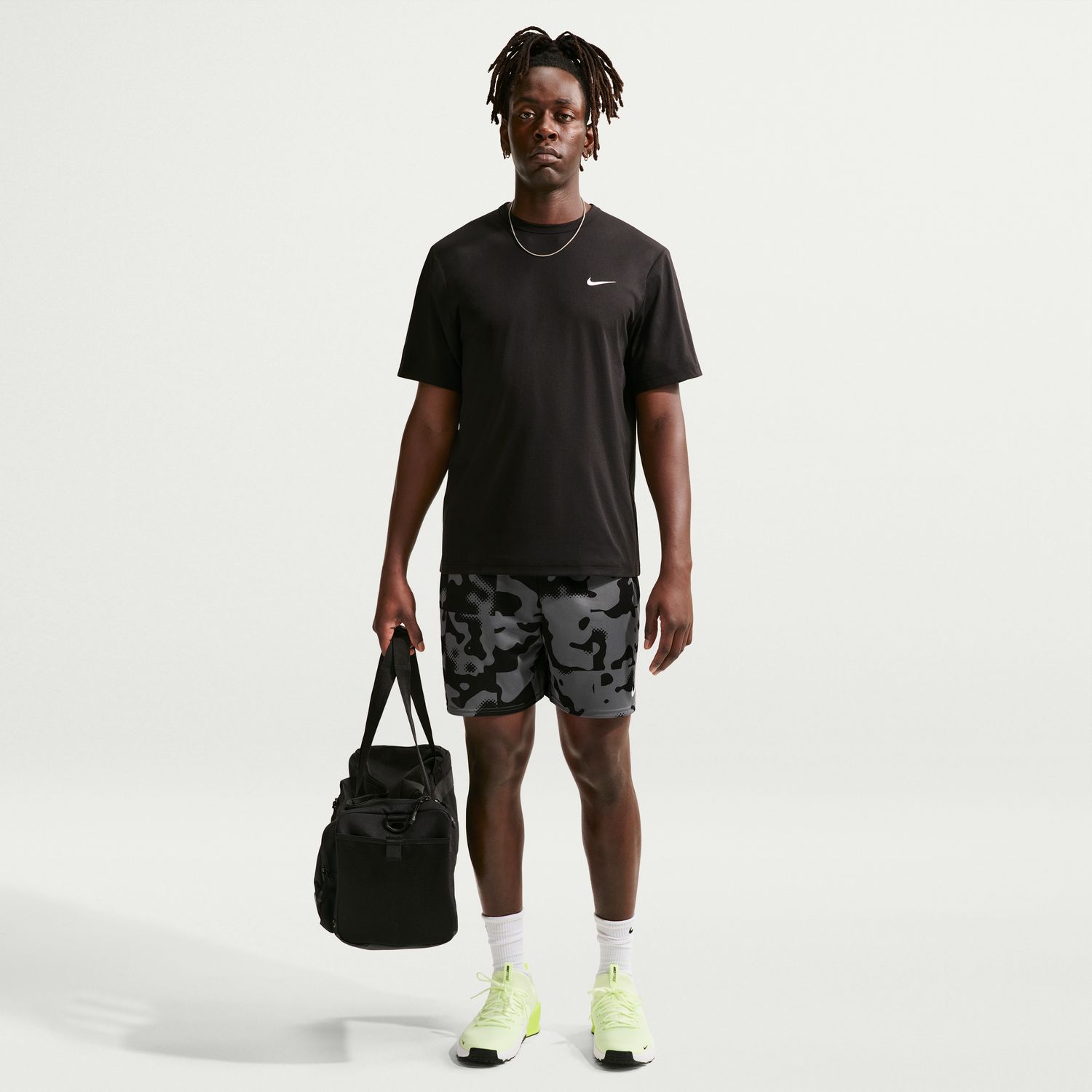 Calções de Homem DF Totality Aop Short Cinzento-3