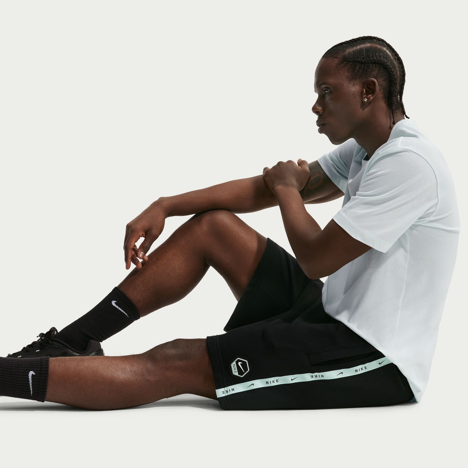 Calções de Homem Sportswear Short Preto-2