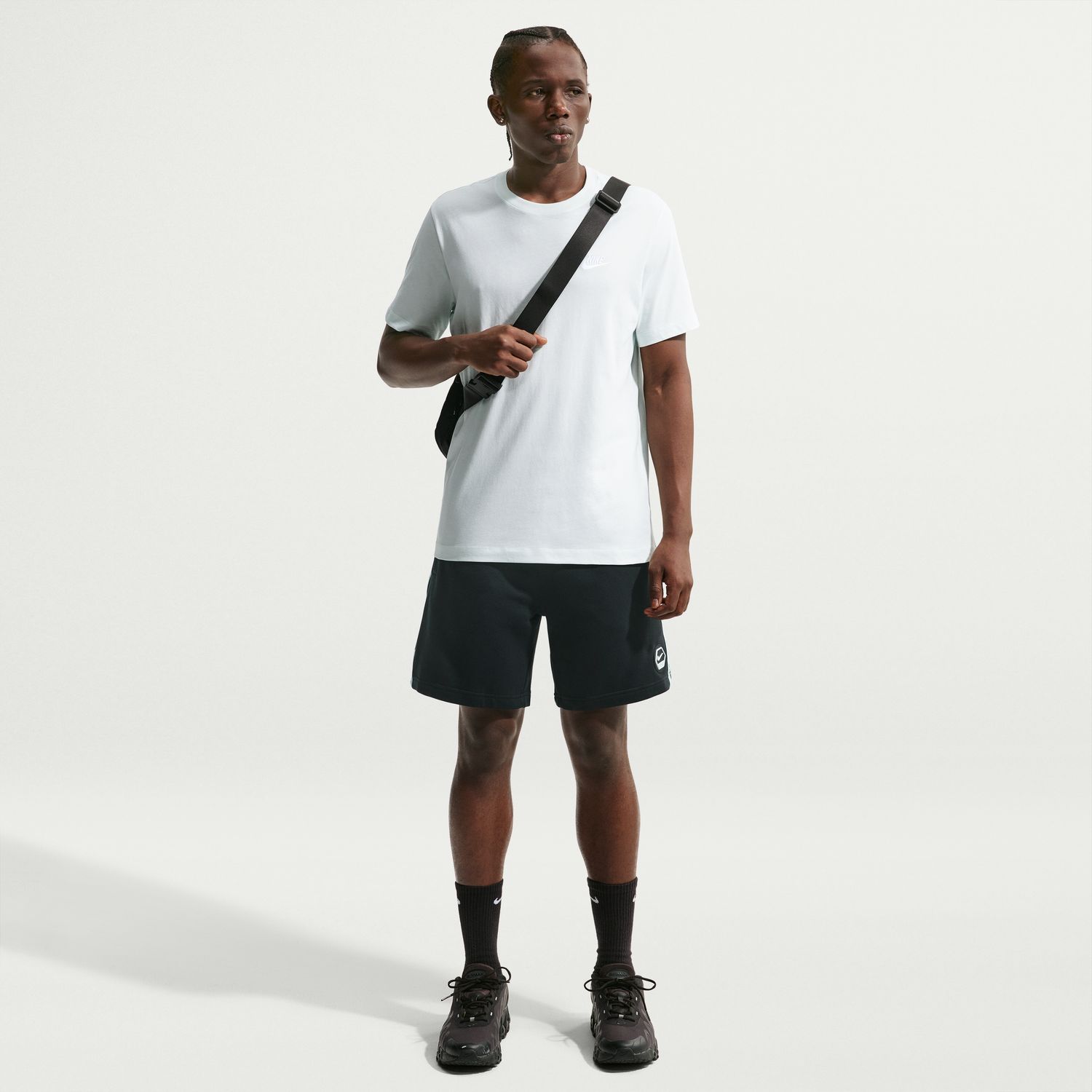 Calções de Homem Sportswear Short Preto-4
