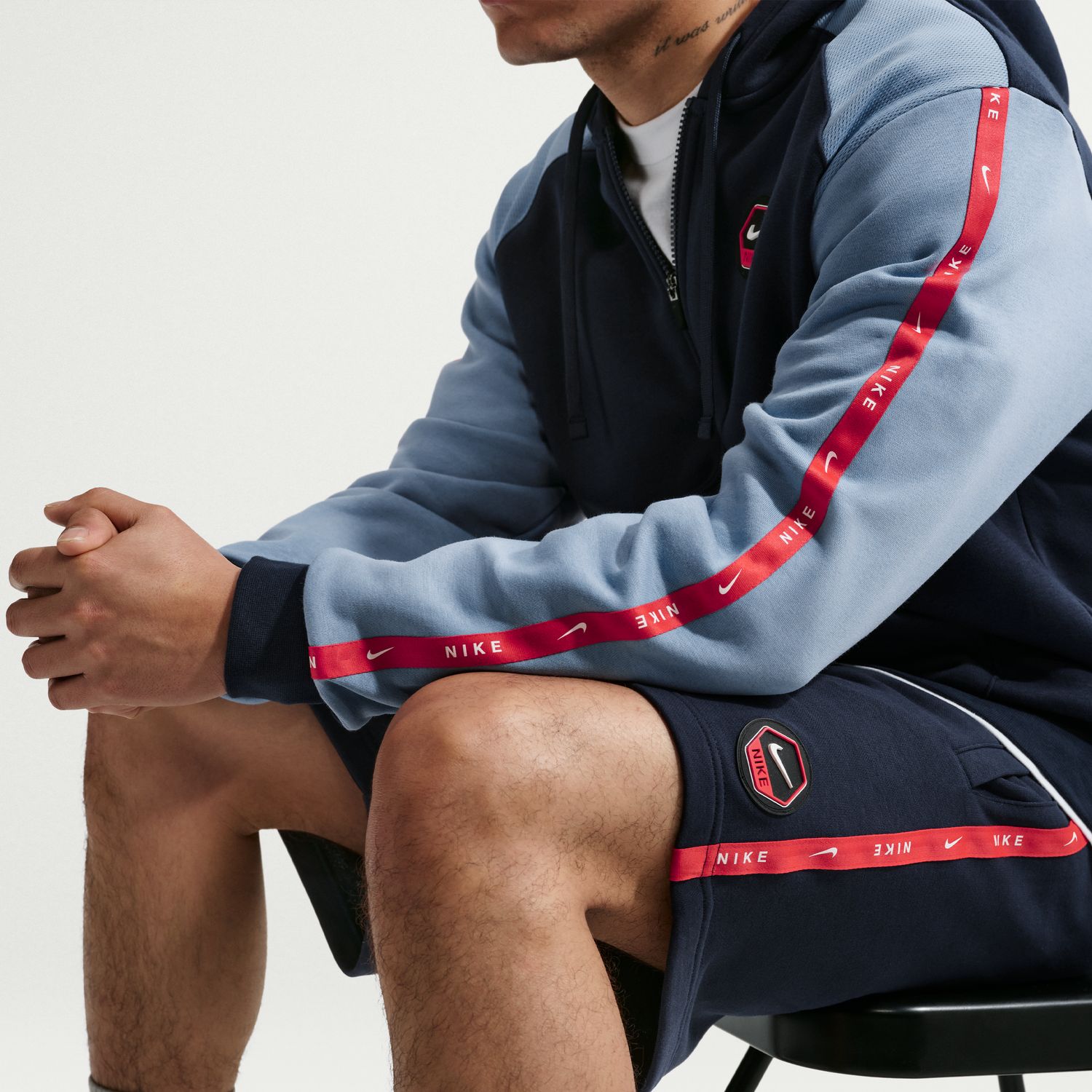 Calções de Homem Sportswear Short Azul-3