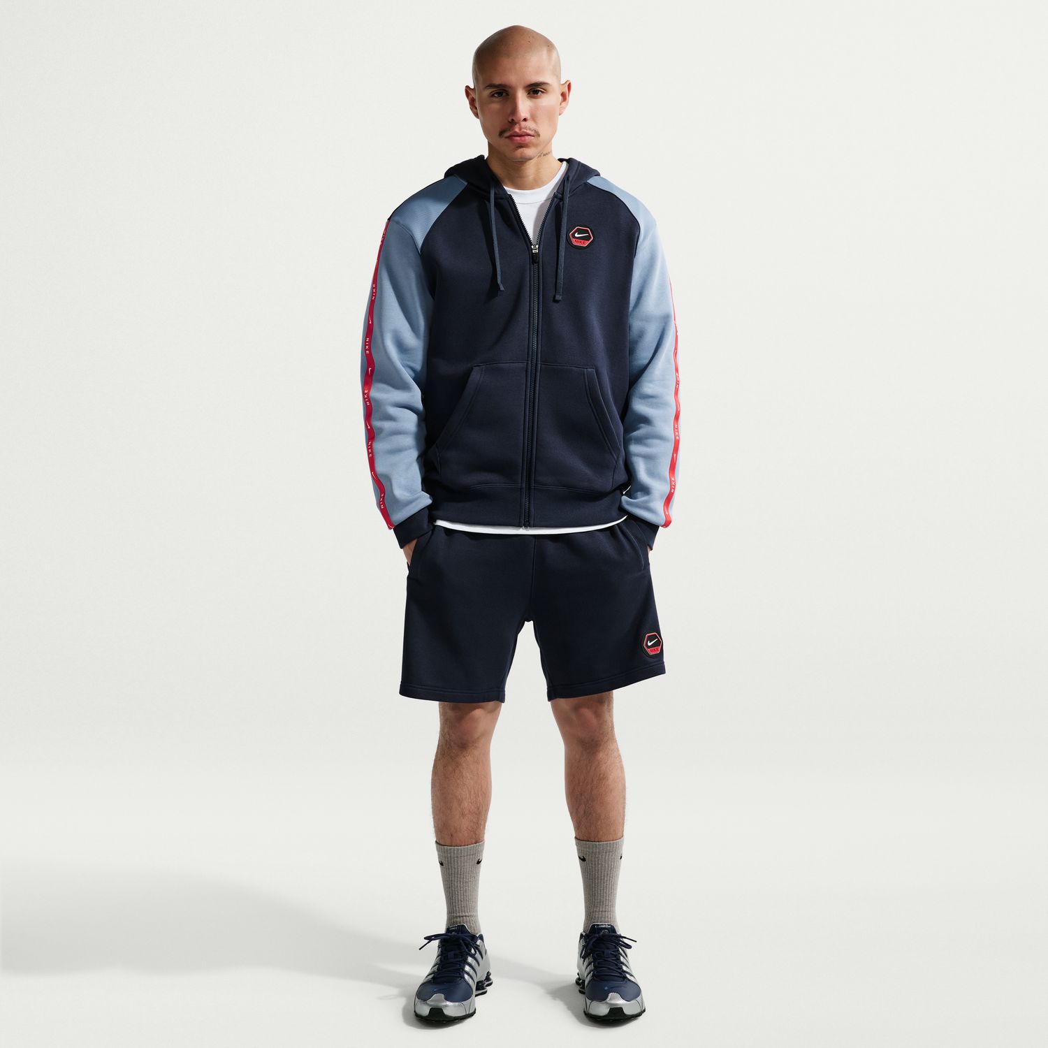 Calções de Homem Sportswear Short Azul-4