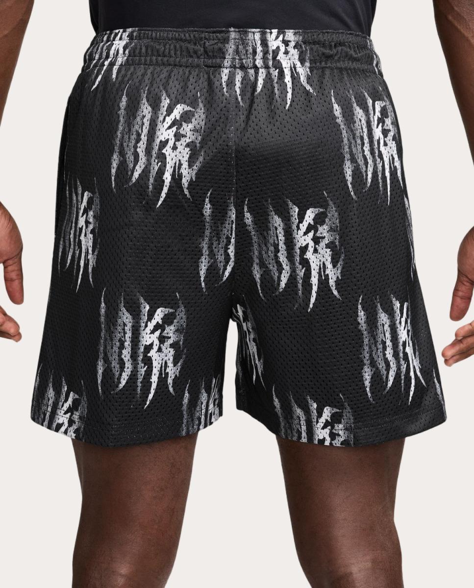 Calções de Basquetebol de Homem Mesh Preto-2