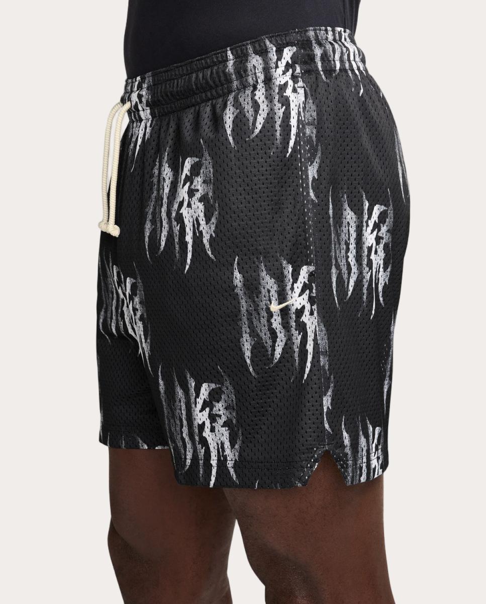 Calções de Basquetebol de Homem Mesh Preto-3