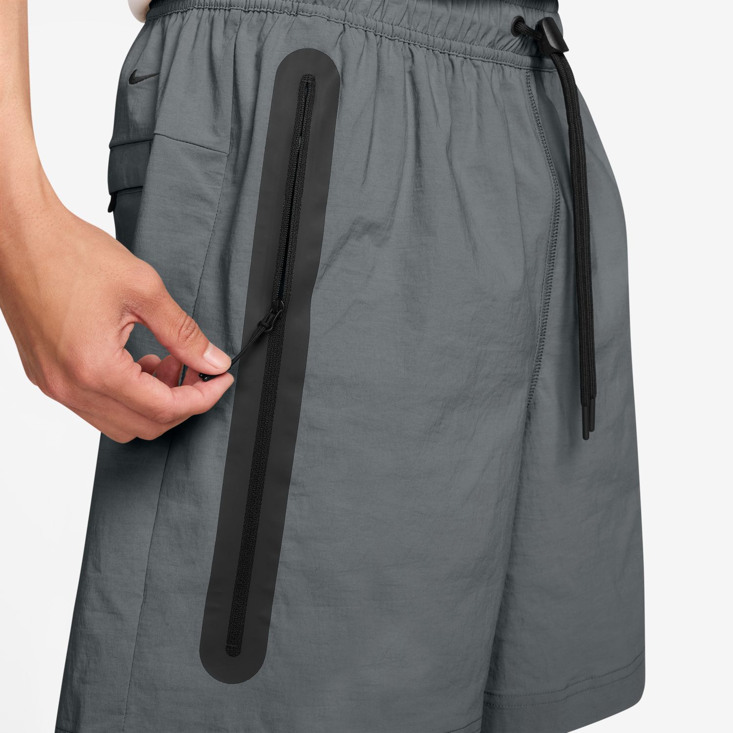 Calções de Homem M Nk DF Tech Wvn Short Cinzento-4